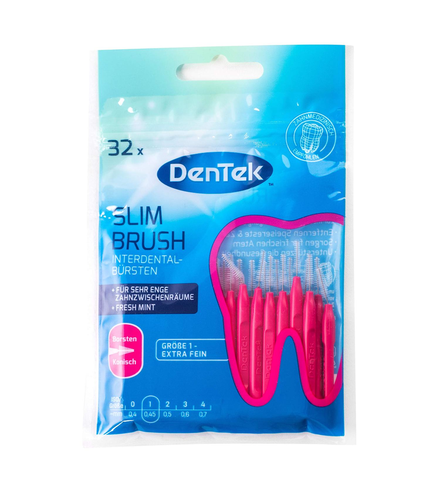 Interdental brushes-32 pcs extra fine DenTek 2-3 mm - Slim Brush value pack