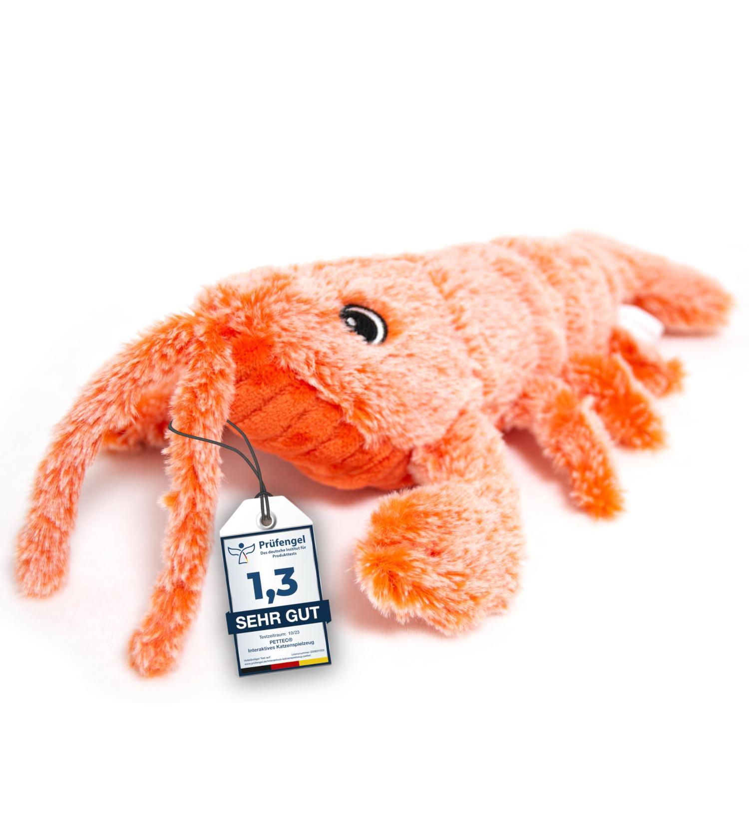 Pettec Interactive Cat Toy - Electric Movable Lobster with Catnip | Self-Employment & Automatic Play for Cats - Buy Online on GoSupps.com