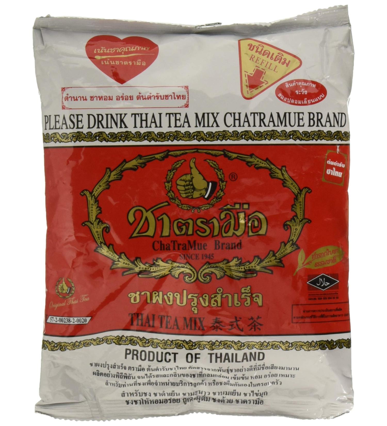 Number One The Original Thai Iced Tea Mix - Number One Brand Imported From Thailand - Great for Restaurants That Want to Serve Authentic and Thai Iced Teas 400g Bag - Buy Online on GoSupps.com