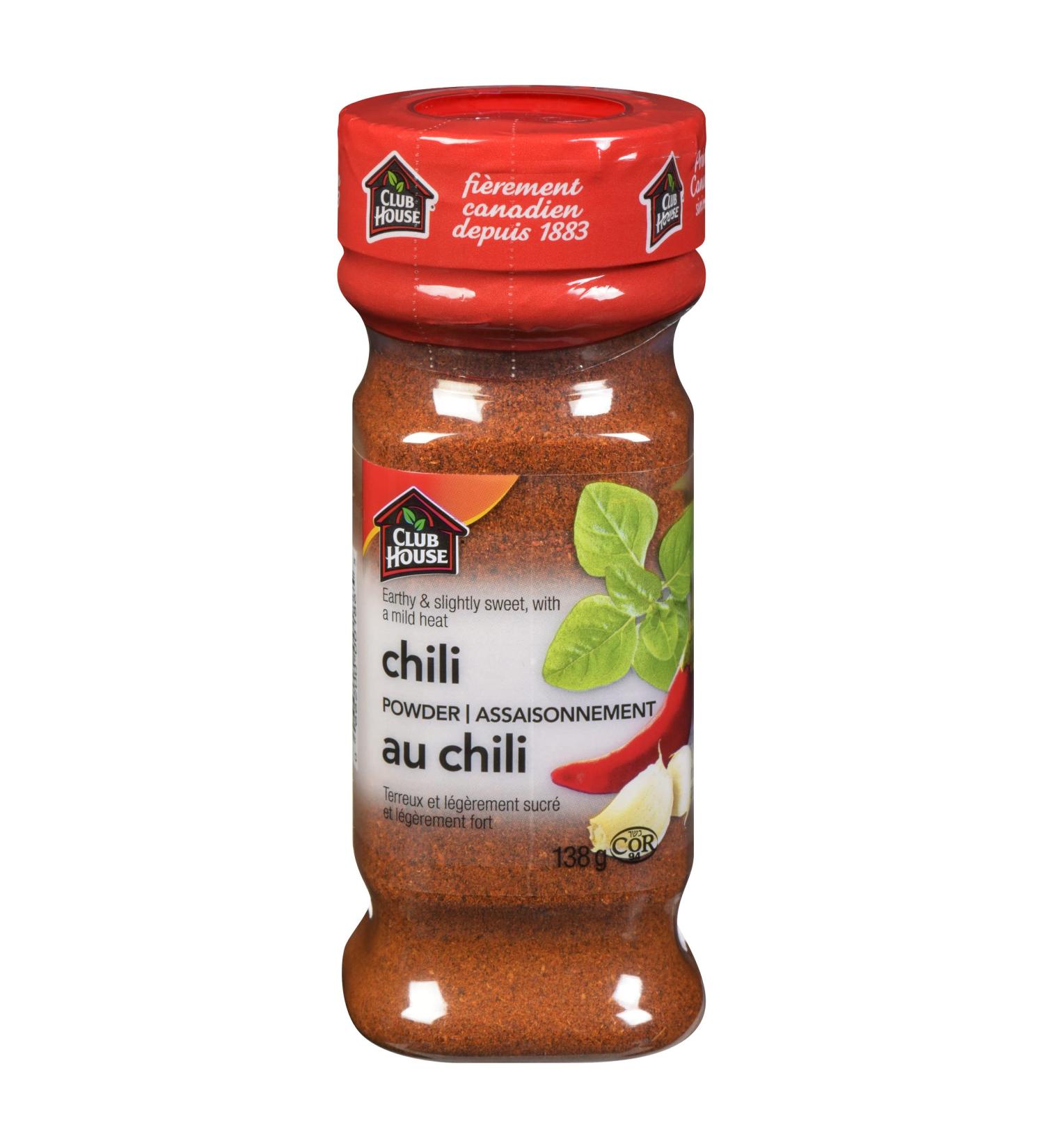 Club House (CLUC0) Quality Natural Herbs & Spices Chili Powder 138g Case Pack Count 6 - Buy Online on GoSupps.com