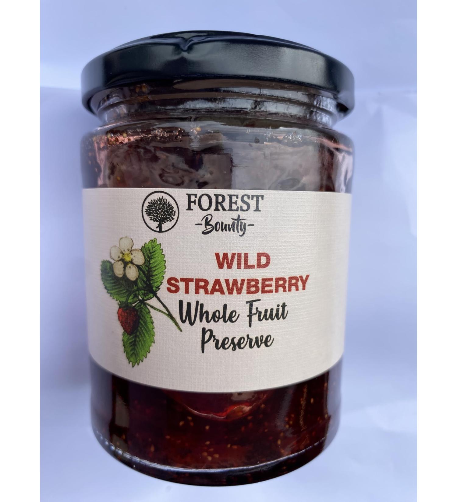 Forest Bounty Wild Strawberry Whole Fruit Preserve 375g - Buy Online on GoSupps.com
