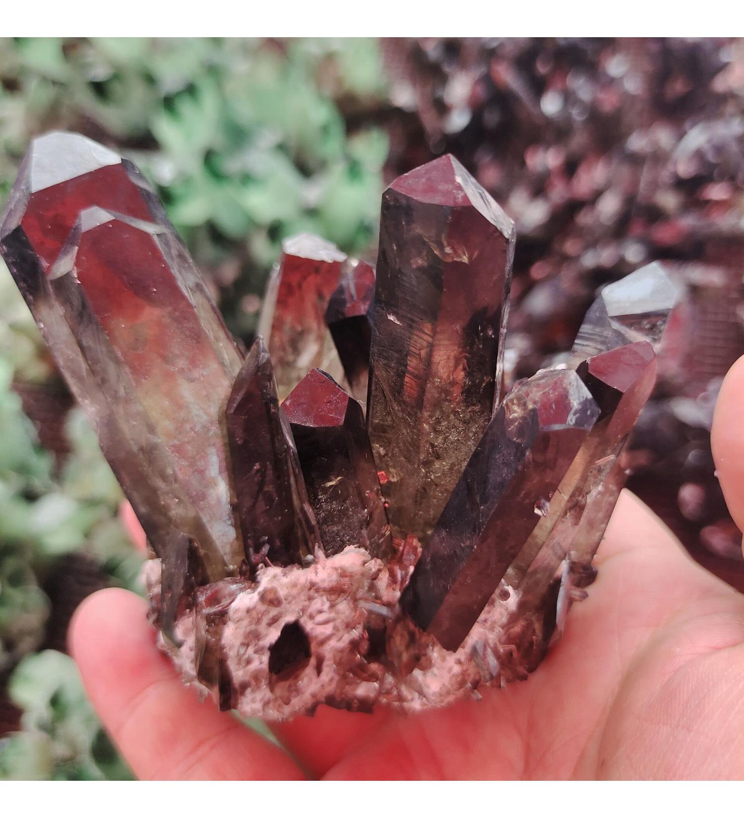 1pcs Natural Black Druse Quartz Vug Cluster Decoration ChakraStone Column Point Can be Used for (Size : 400-500g) ningxiao (Size : 400-500g) - Buy Online on GoSupps.com