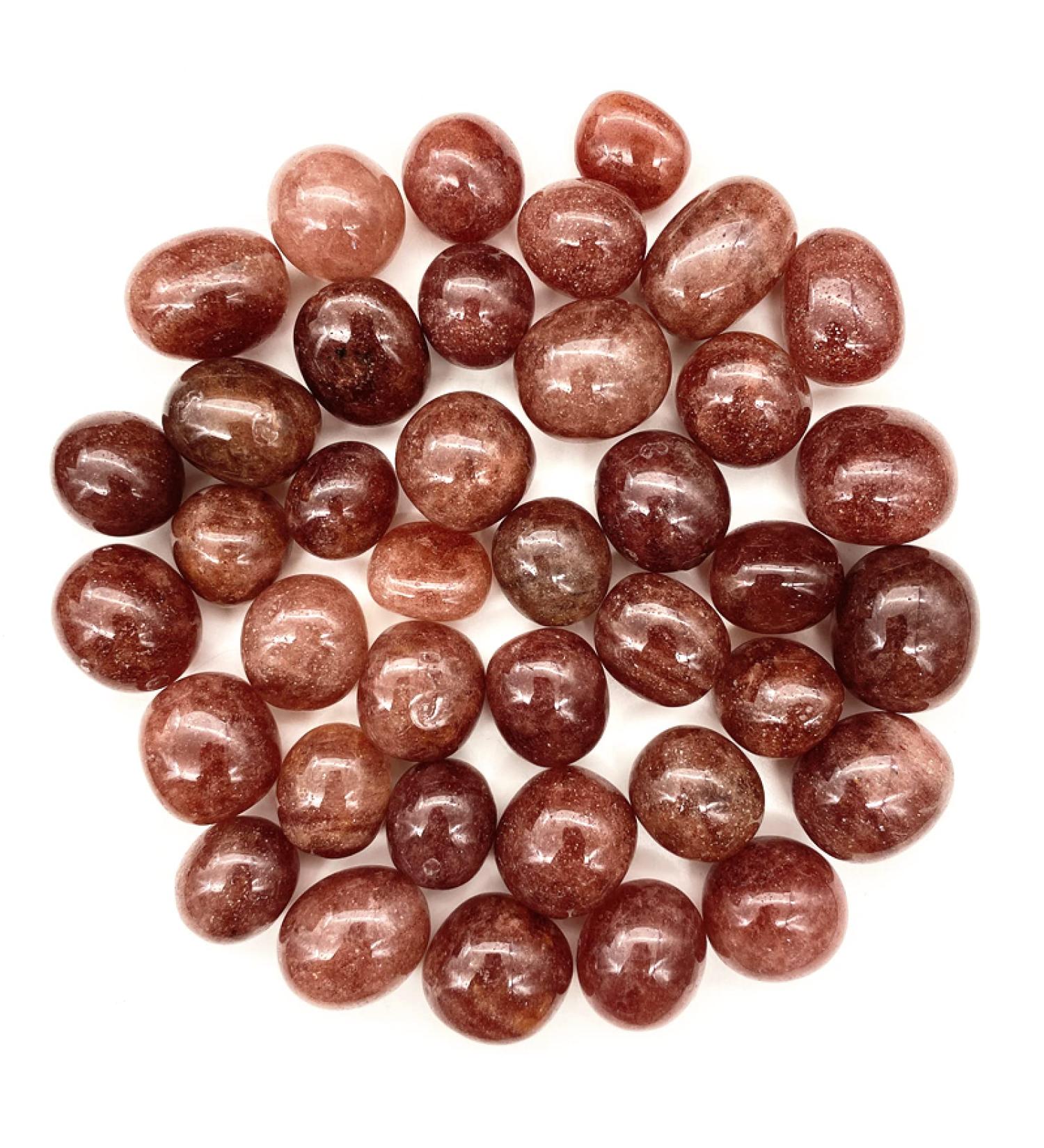 100g Natural Red Quartz Crystal Gemstones Gem Home Furnishing Decoration Natural Stone - Buy Online on GoSupps.com