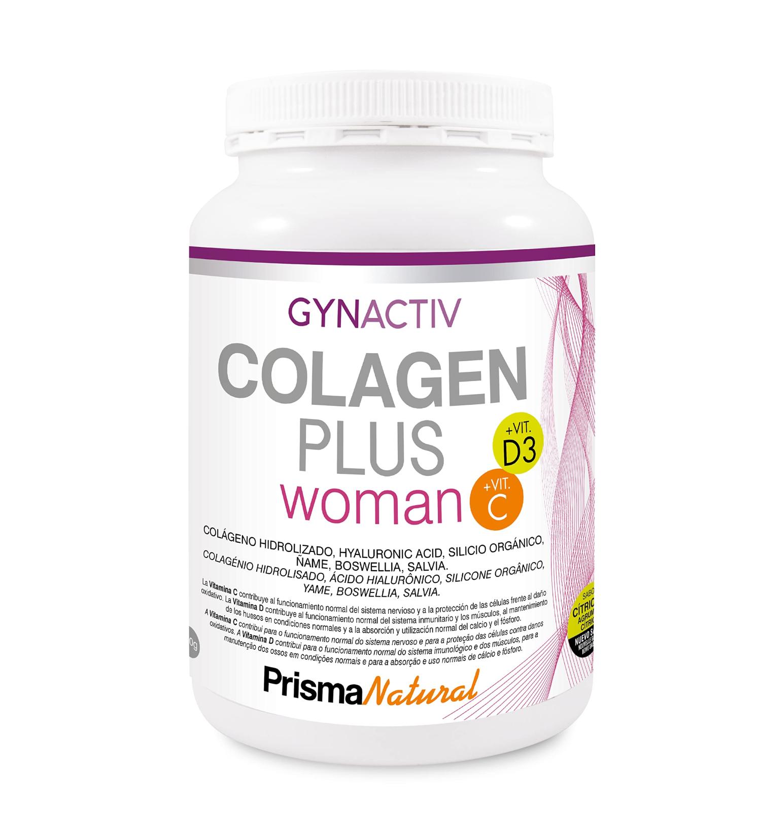 PRISMANATURAL Prisma Natural hydrolyzed collagen powder with hyaluronic acid calcium vitamin C and D3 Supplement for the regeneration of joints bones skin nails and hair for women 300 g - Buy Online on GoSupps.com