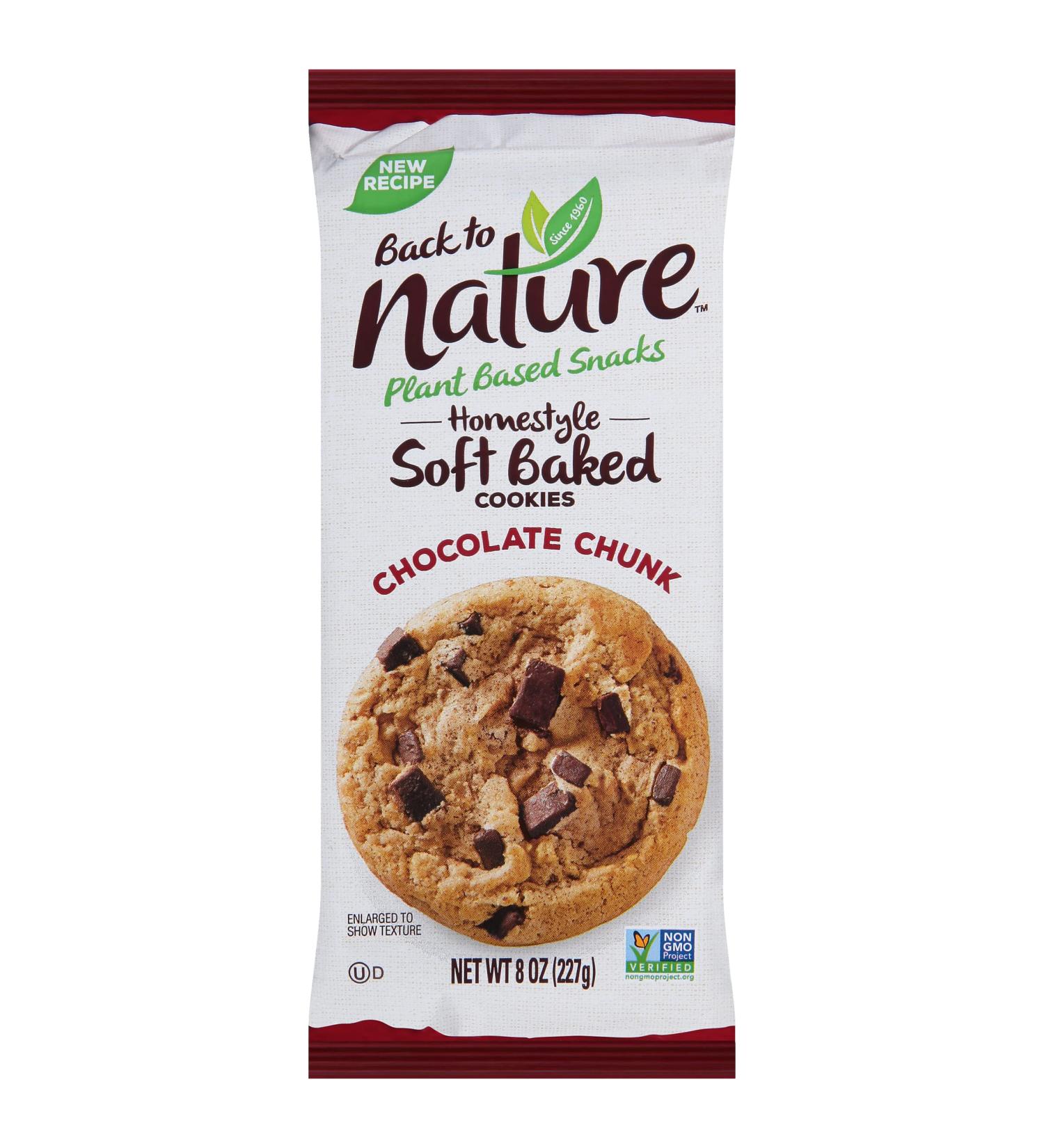 Back To Nature Non-GMO Chocolate Chunk Cookies | Soft Baked, 8 oz - Buy Online on GoSupps.com
