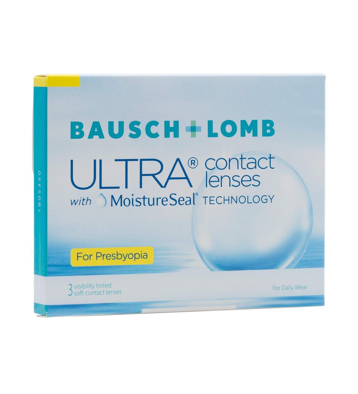 Bausch + Lomb Ultra for Presbyopia Contact Lenses with Moistureseal Technology Monthly lenses soft 3 pieces BC 8.5 mm / Dia 14.2 / 5.25 Dioptria / Add High