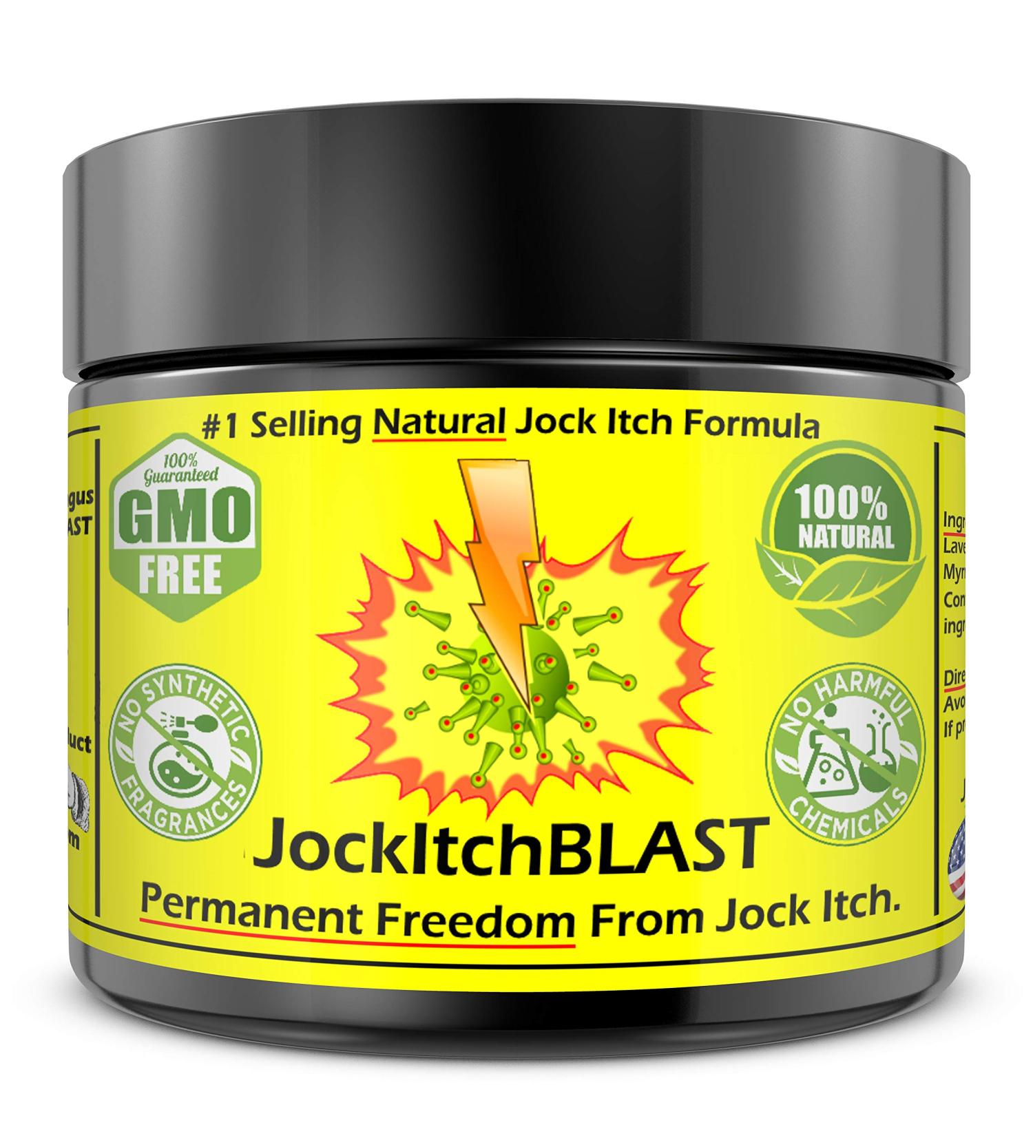Extra Strength Plant Based Jock Itch Cream - 100% Natural Fast Acting Relief for Itching & Irritation | Shop Now - Buy Online on GoSupps.com