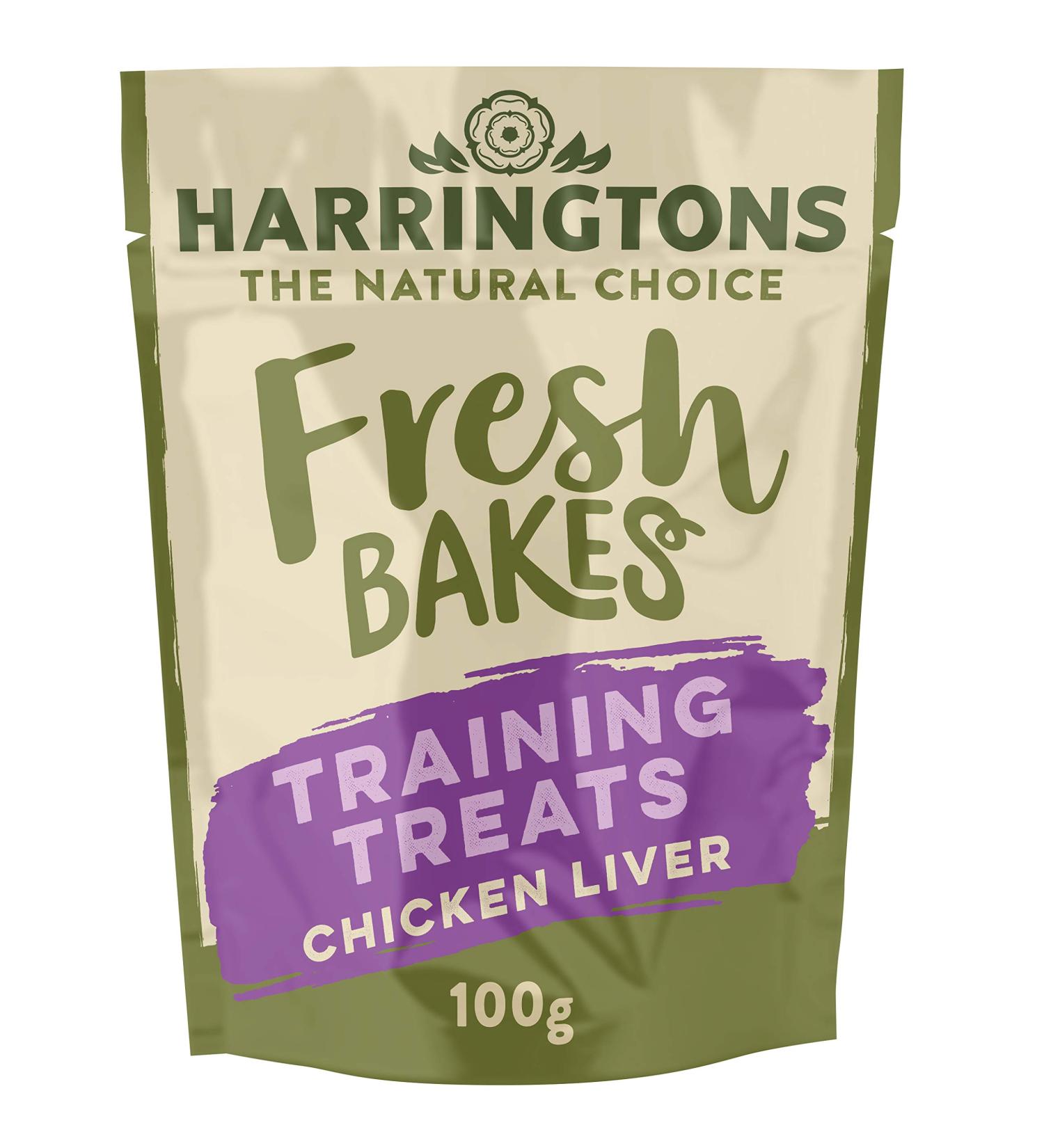 Harringtons Fresh Bakes Grain Free Chicken Liver Training Dog Treats 100g (Pack of 9) - Gently Oven Baked Training Treats 900 g (Pack of 1) - Buy Online on GoSupps.com