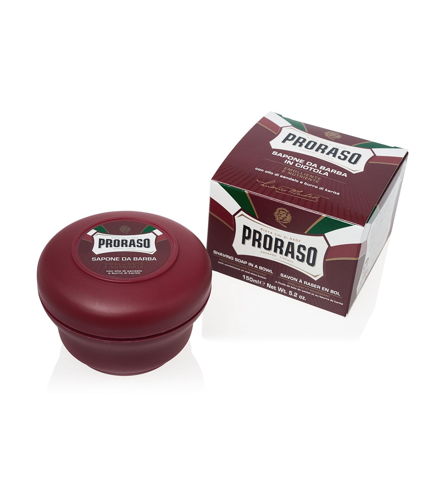 Proraso Nourishing Shaving Soap 5.2 Oz - Moisturizing Formula for Smooth Shave - Buy Online on GoSupps.com