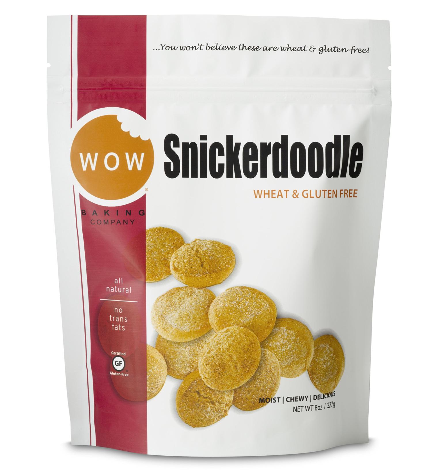 WOW Baking Company Snickerdoodle Gluten Free Cookies - 8 oz - Buy Online on GoSupps.com
