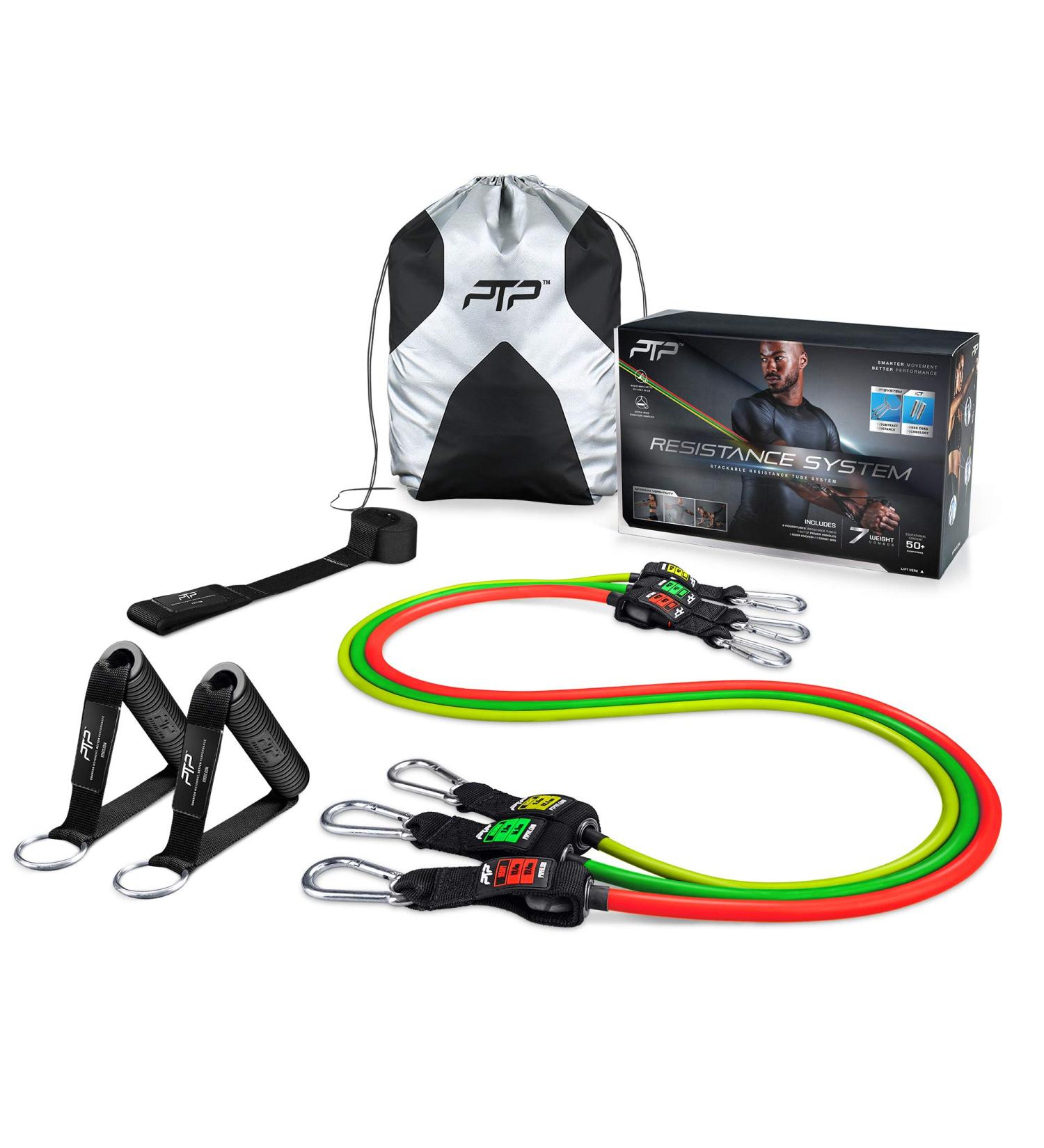 Shop PTP 1544 POWERTUBE Resistance System - Premium One Size Workout Equipment for Strength & Flexibility - Buy Online on GoSupps.com