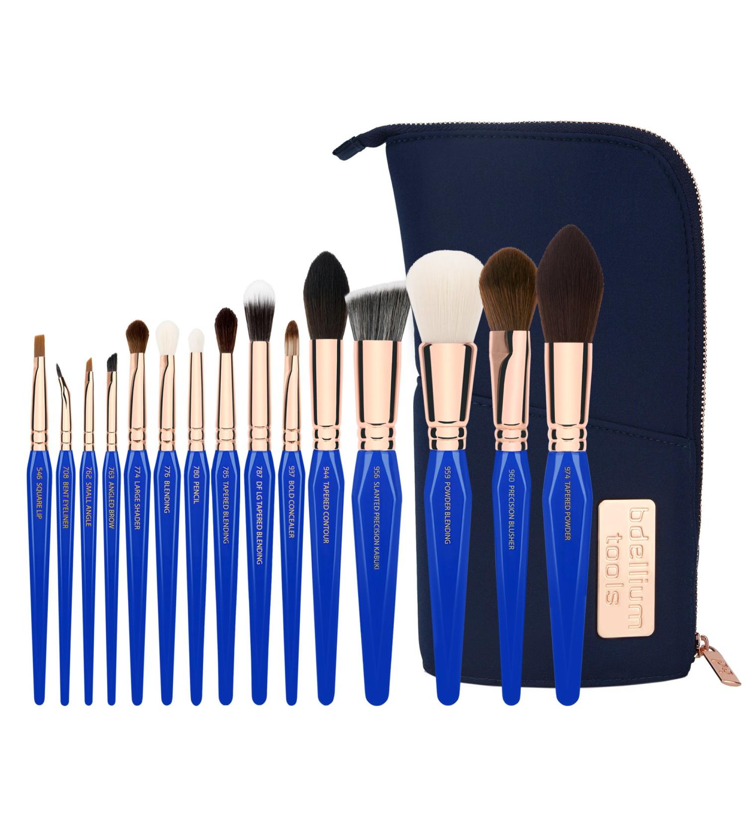 Buy Bdellium Tools Professional Makeup Brush Set - Golden Triangle Phase II 15pc with Pouch | International Shipping Available - Buy Online on GoSupps.com