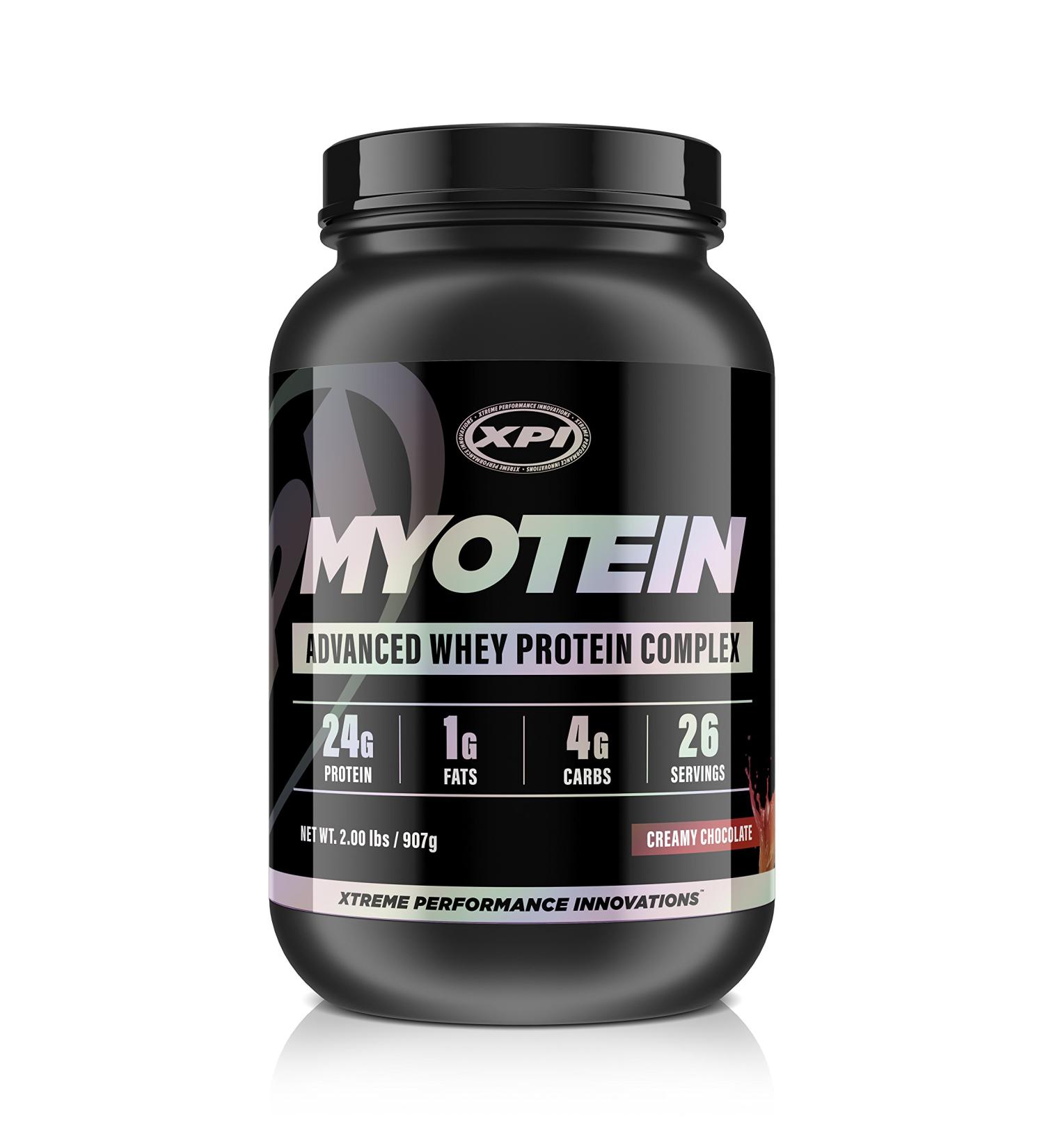 XPI Myotein Protein Powder 2lbs (Creamy Chocolate) - Premium Whey Protein Blend for Great Taste & Results - Buy Online on GoSupps.com