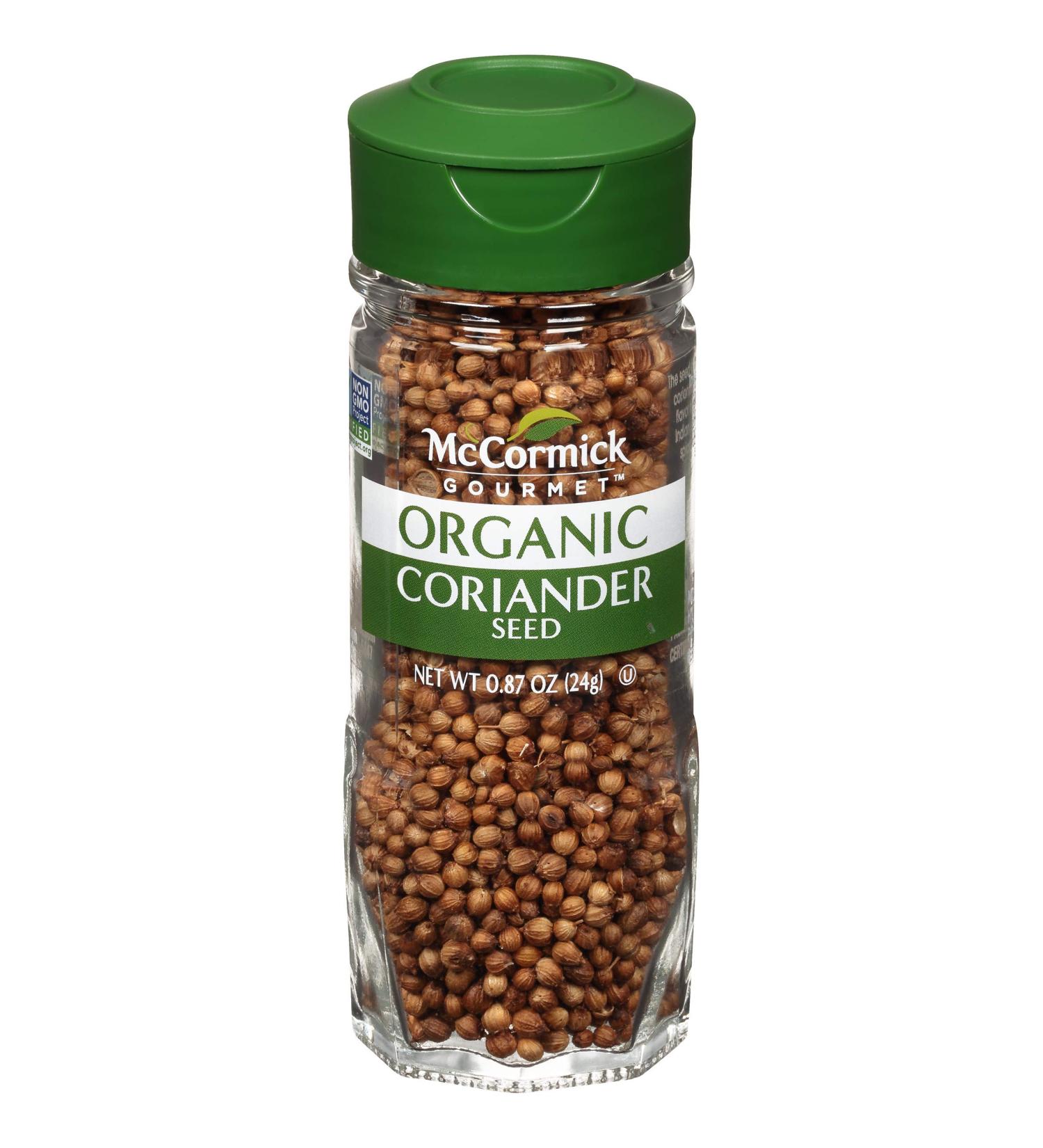 McCormick Gourmet Organic Coriander Seed - 0.87 oz - Buy Online on GoSupps.com
