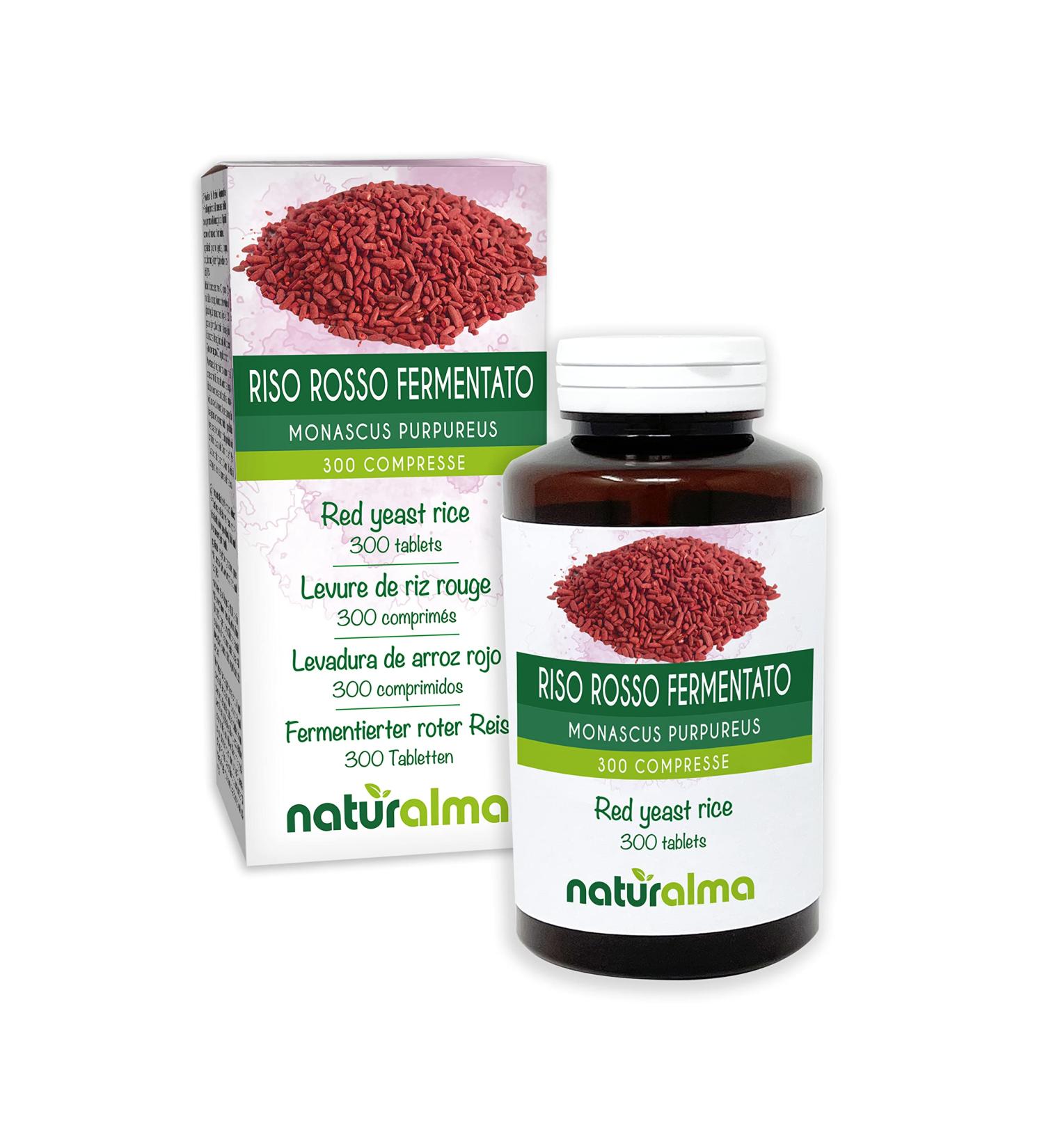 Red Yeast Rice Natural Supplement | 150g 300 Tablets | Vegan & Natural | NATURALMA - Buy Online on GoSupps.com