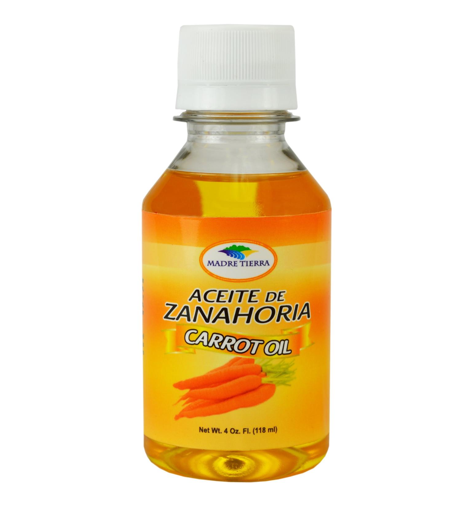 Madre Tierra Carrot Oil 4 Oz - Natural Skin & Hair Care | International Shipping - Buy Online on GoSupps.com