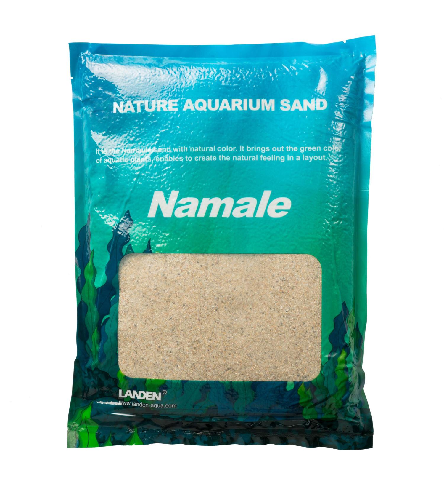 LANDEN Aquarium Sand - Natural Fine Grain Cosmetic Sand for Aquarium Landscaping - 11 lbs (4.2L) - Ideal for Freshwater, Saltwater, and Blackwater Tanks - Buy Online on GoSupps.com