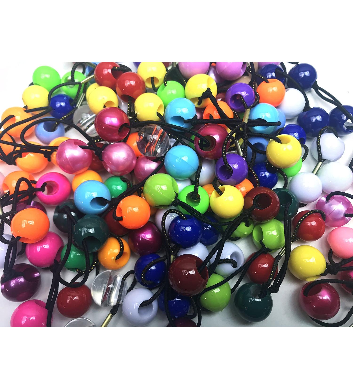 Crispy Collection Hair Accessories for Girls Assorted Elastic Ponytail Holders Hair Tie (24 Pieces) 24 Count (Pack of 1)