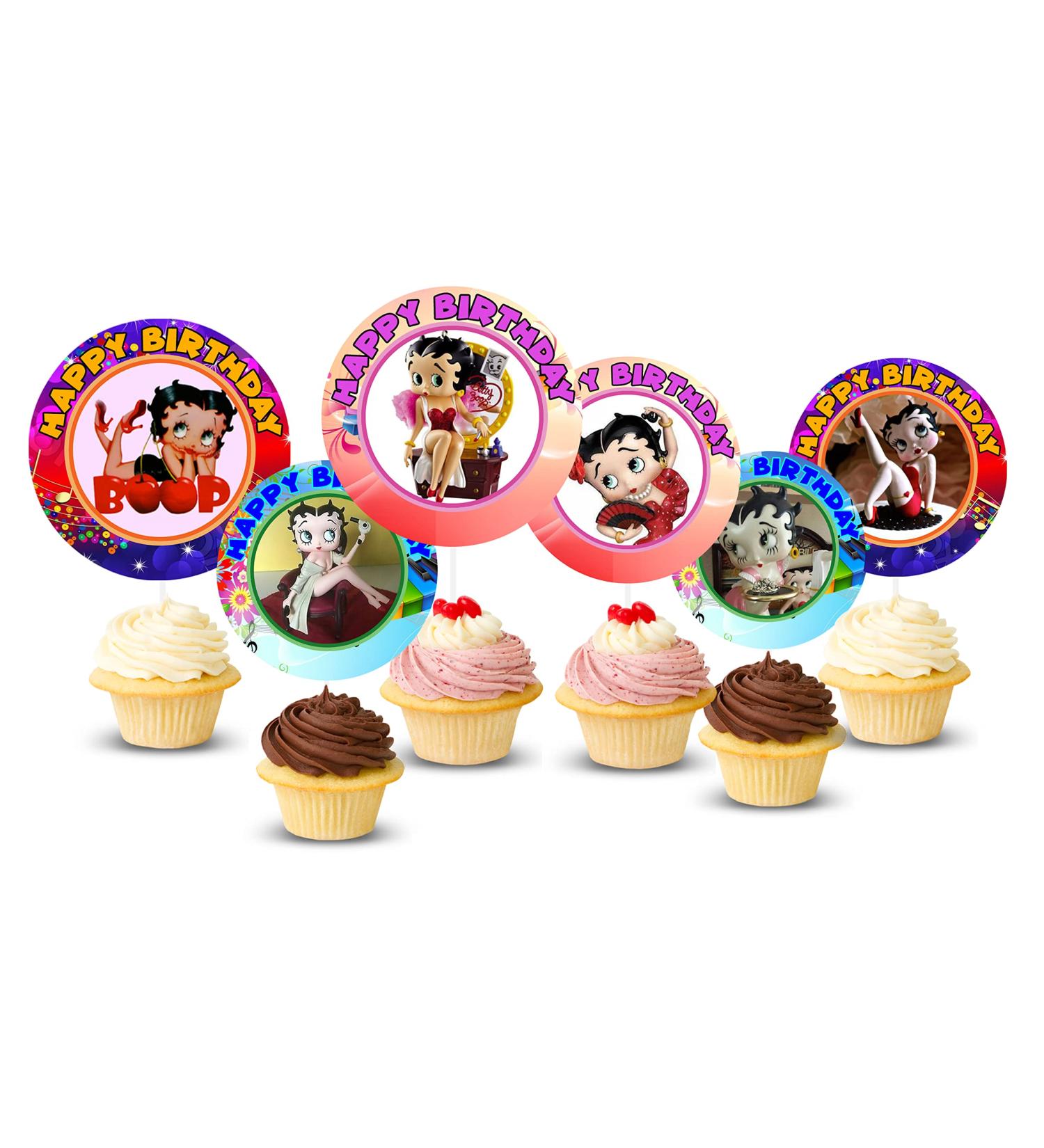 12 Cupcake Toppers for Birthday Party B08C9RF4FX