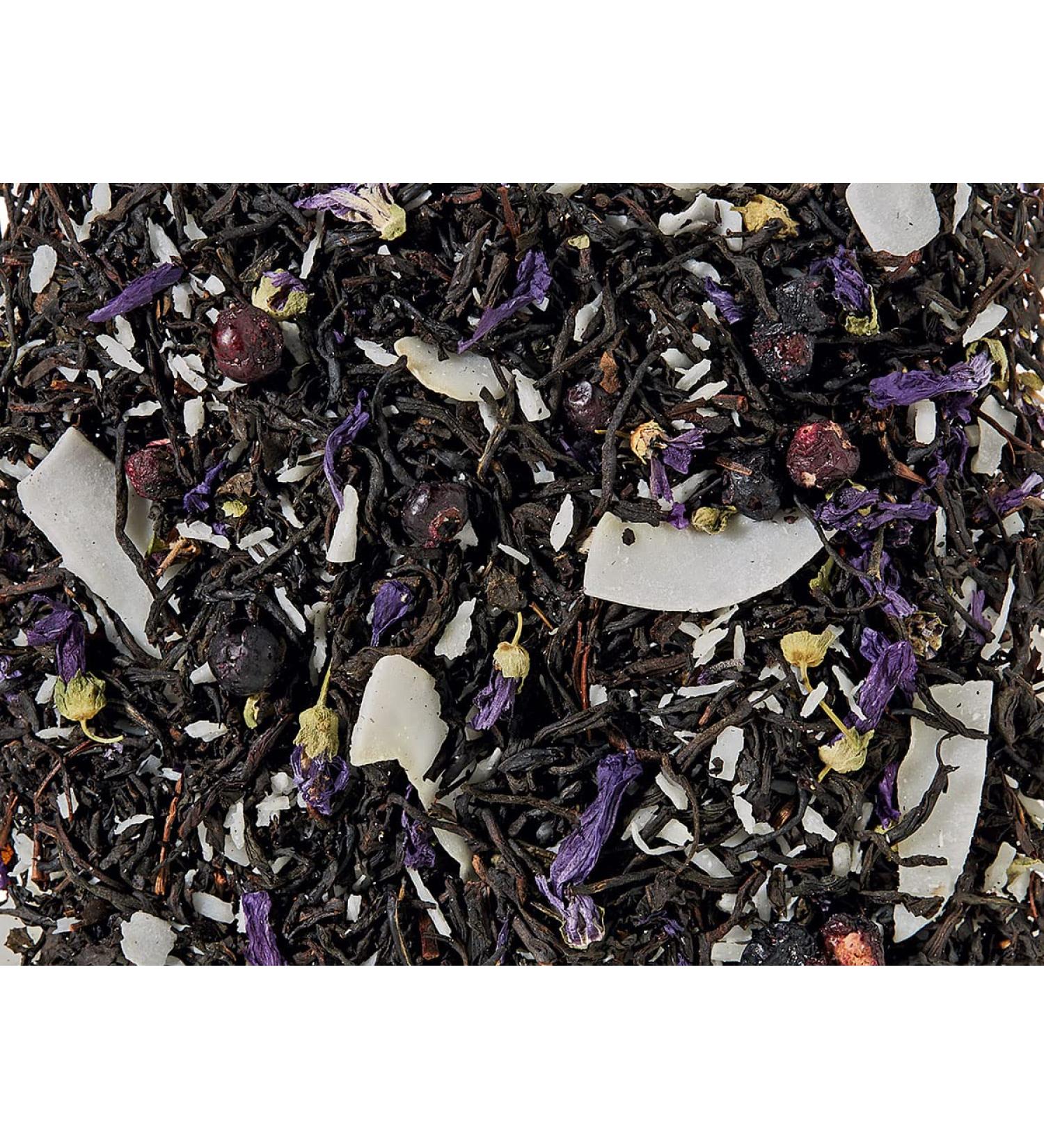 Dethlefsen Balk teemando 1 kg black tea mixture coconutblueberries coconut flavored - Buy Online on GoSupps.com