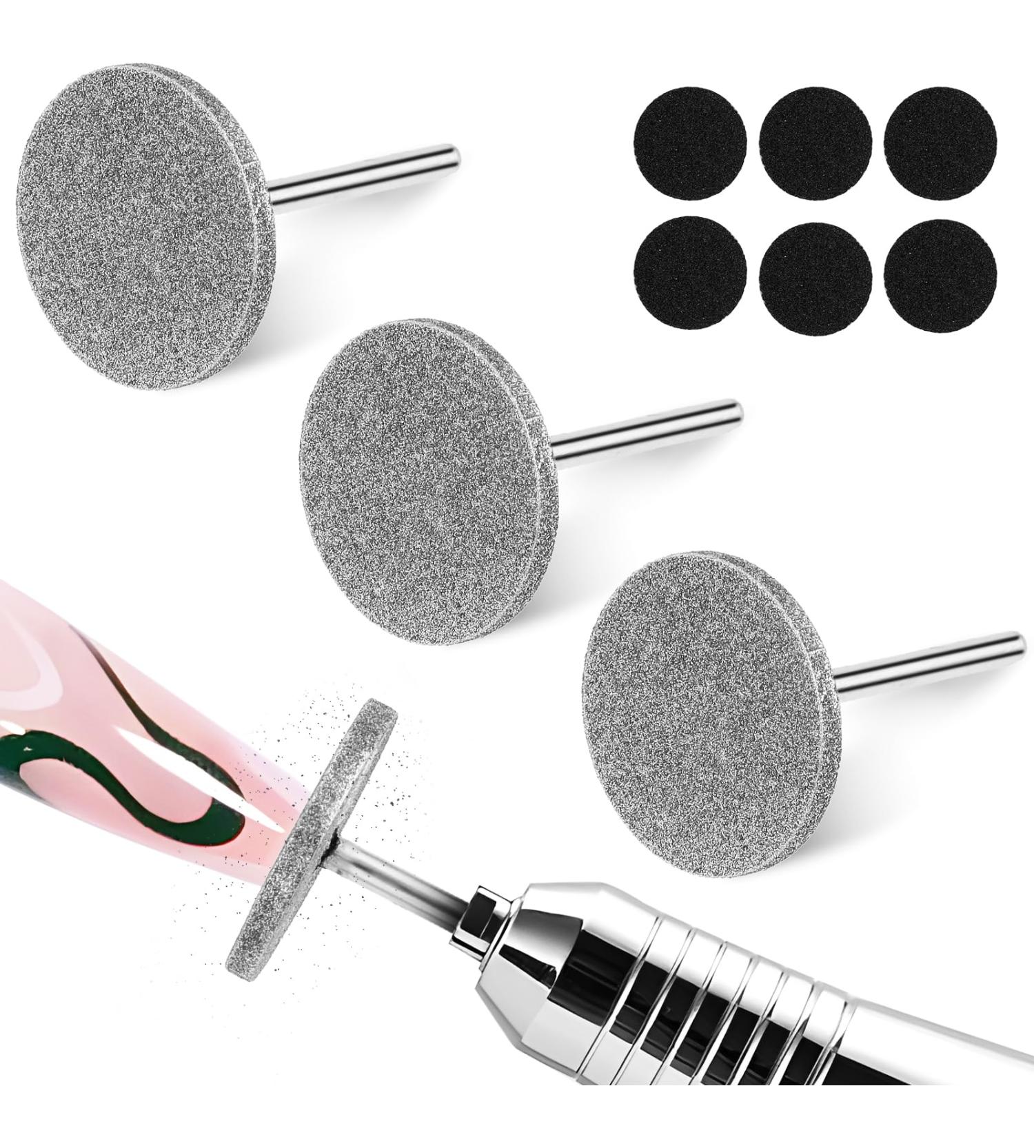 Jeffdad 3-Piece Nail Miller Bits Set | Professional Electric Foot File & Hard Skin Remover | Gel & Acrylic Nail Grinder | Precision Milling Cutter - 3.1 x 2 x 2 cm - Buy Online on GoSupps.com
