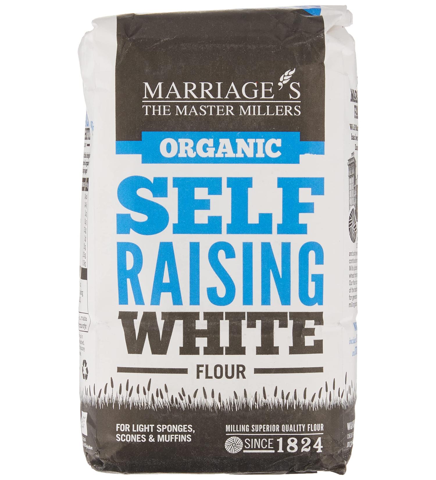 W H Marriage Org Self Raising White Flour 1000g - Buy in Bulk and Save | Trade Outer Pack of 6 Available - Buy Online on GoSupps.com