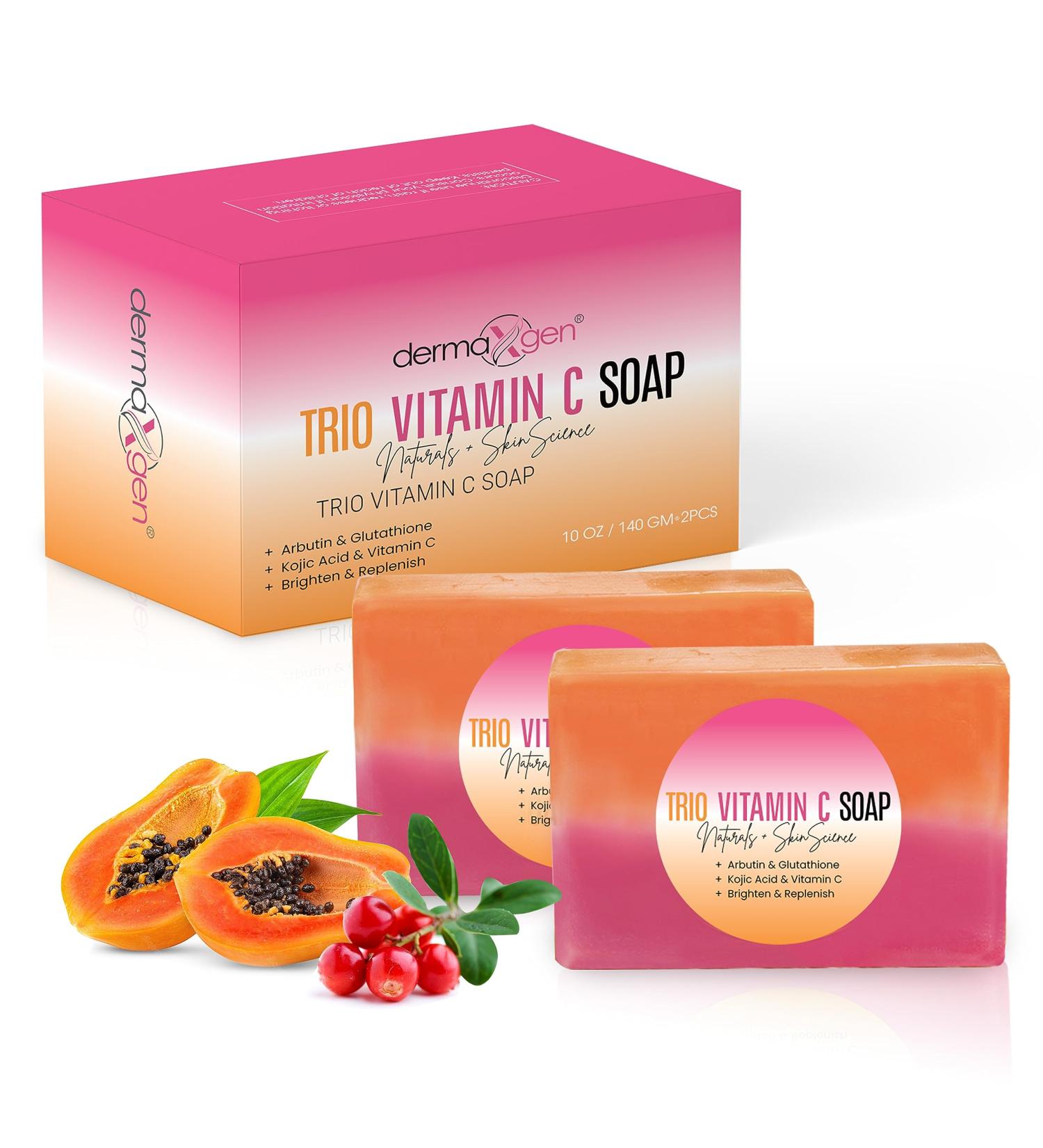 Buy Organic Whitening Soap Bar - Arbutin Glutathione & Kojic Acid | Brighten & Replenish Skin | Handcrafted Natural Cleanser | 5 OZ (2 Bars) - International Shipping Available - Buy Online on GoSupps.com