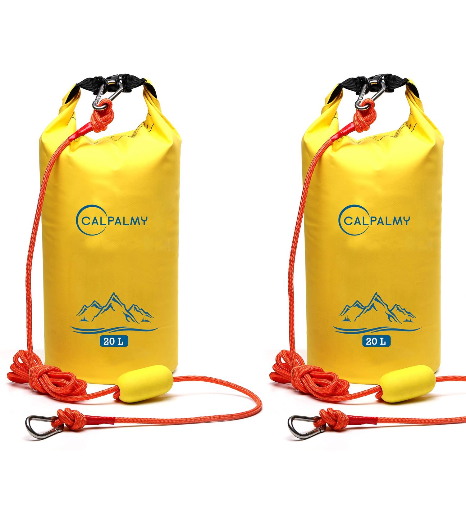 CalPalmy 2-Pack Sand Anchor for Small Boats & Watercrafts with Waterproof Dry Bag - Ideal for Kayaking, Boating, Camping, and Water Sports - Buy Online on GoSupps.com