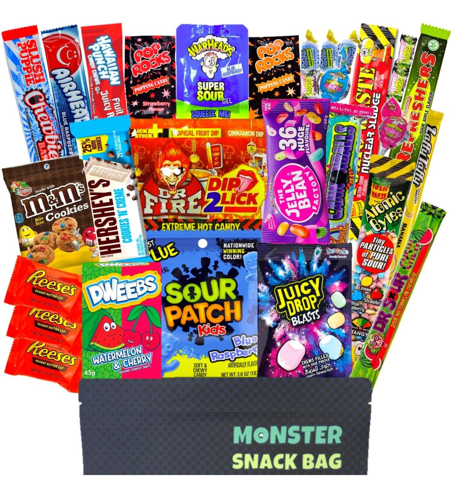 30 American Sweets Gift Box - XXL Mix of Trending TikTok Candy for Parties & Special Occasions - Buy Online on GoSupps.com