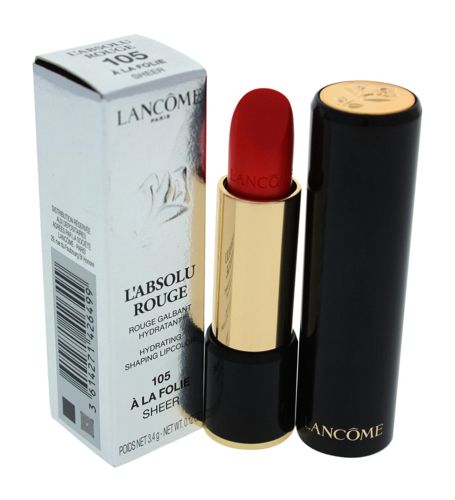Buy Lanc me L'Absolu Rouge Sheer 105 A La Folie - International Shipping Available - Buy Online on GoSupps.com