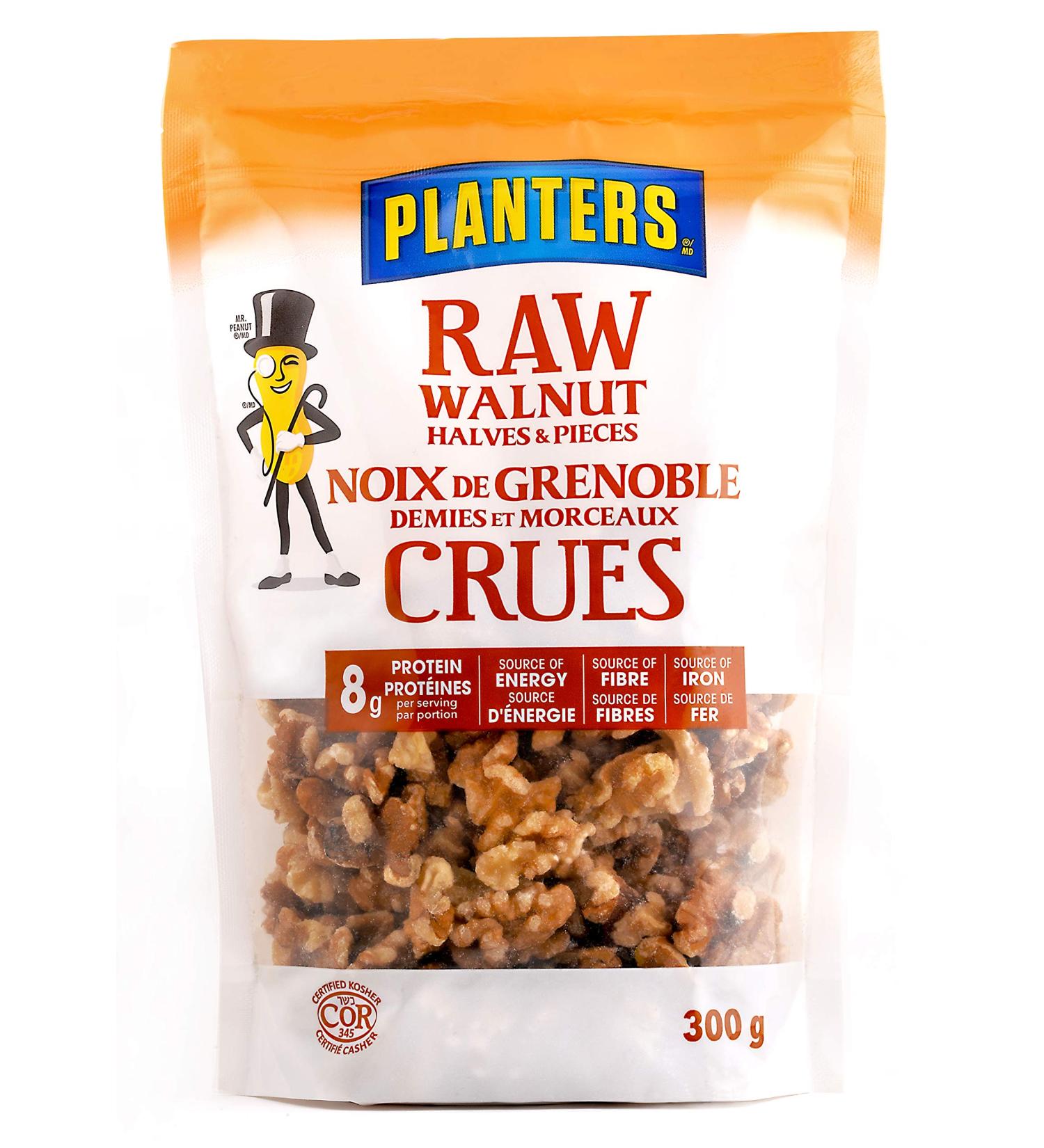 Planters Walnut Halves & Pieces 300 Grams - Buy Online on GoSupps.com