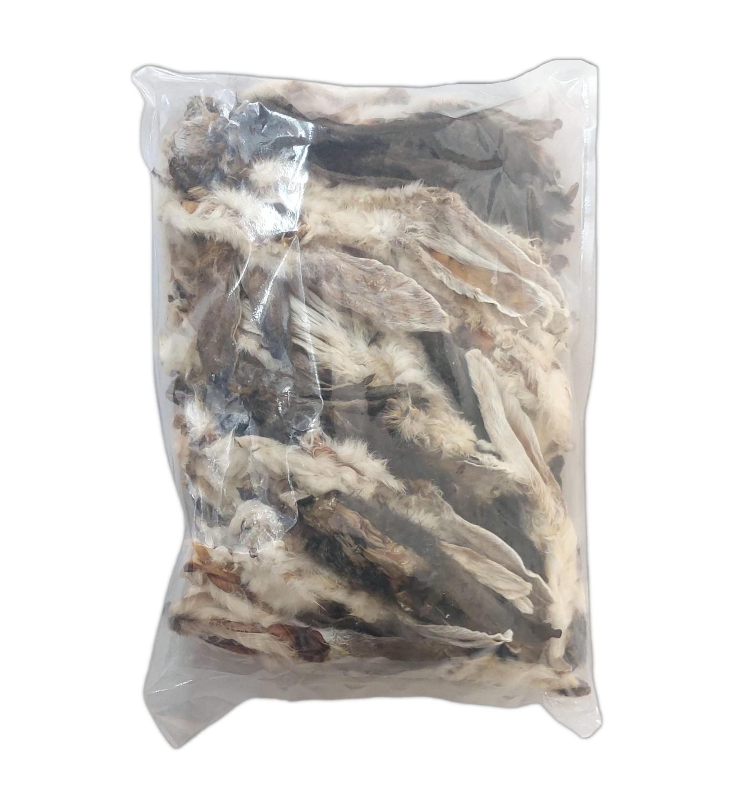 Copdock Mill Rabbits ears for dogs Natural dog treats with Fur 1Kg Bulk bag (Aprox 85 ears) Improves dental hygiene and the overall health of your dog Rabbits Ears With Fur