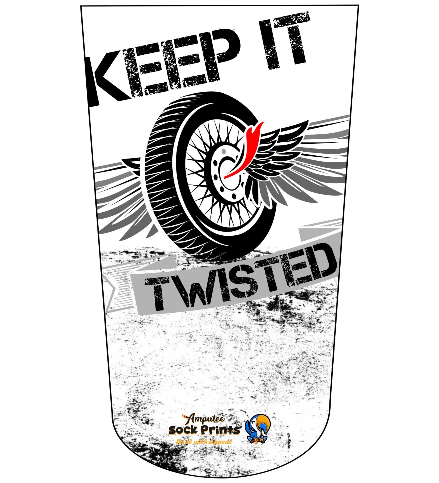 Buy Heal with Appeal Amputee Sock - Keep it Twisted V1 3-Ply Stump Sock for Comfort & Support | International Shipping Available - Buy Online on GoSupps.com