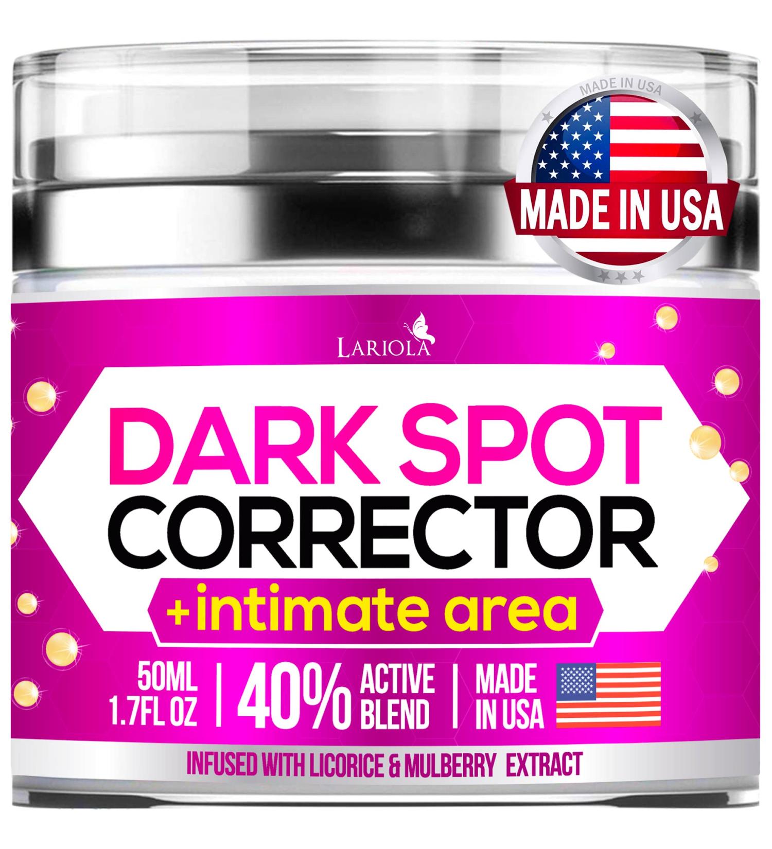 Dark Spot Remover Cream for Face, Body & Intimate Areas - Mulberry & Hyaluronic Acid Treatment - 1.7 oz (40% Active Blend) - For Women & Men - Buy Online on GoSupps.com
