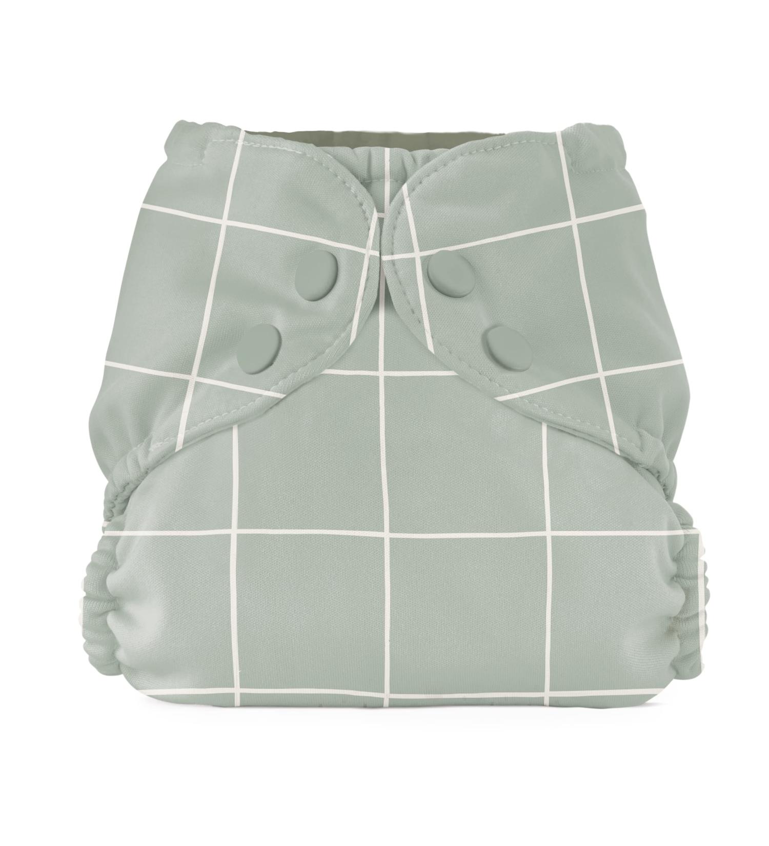 Esembly Size 1 Lattice Waterproof Cloth Diaper Cover & Swim Diaper - Leak-Proof & Breathable Outer Layer with Snap Closure for 7-17lbs - Reusable & Versatile Over Prefolds, Flats, or Fitteds - Buy Online on GoSupps.com