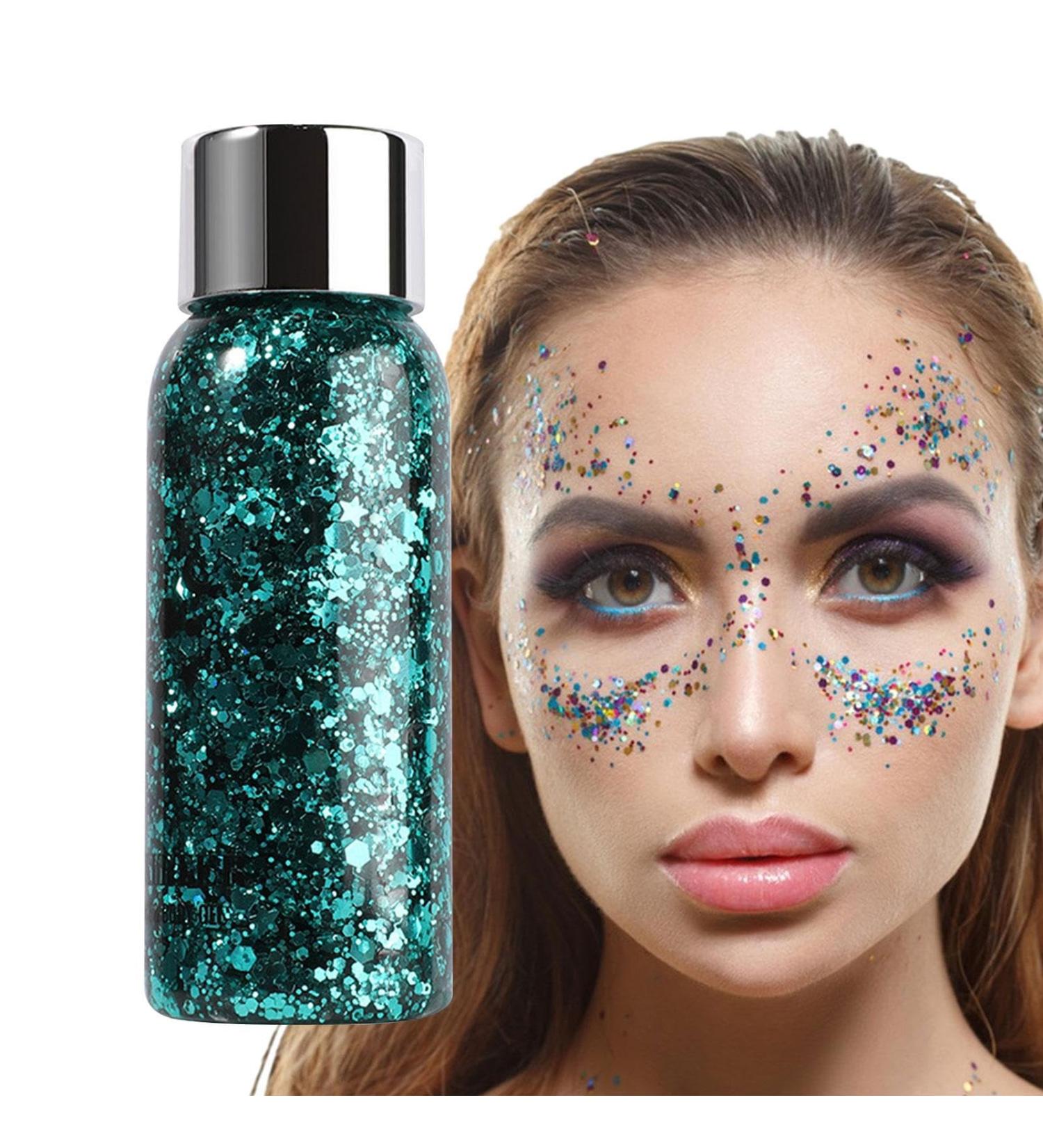  Kasmole Liquid-Shimmer Eyeshadow | Mermaid Shimmer Gel - Waterproof Long-Lasting Holographic Face and Hair Shimmer Cosmetic Quality Concert Festival Kasmole - Buy Online on GoSupps.com