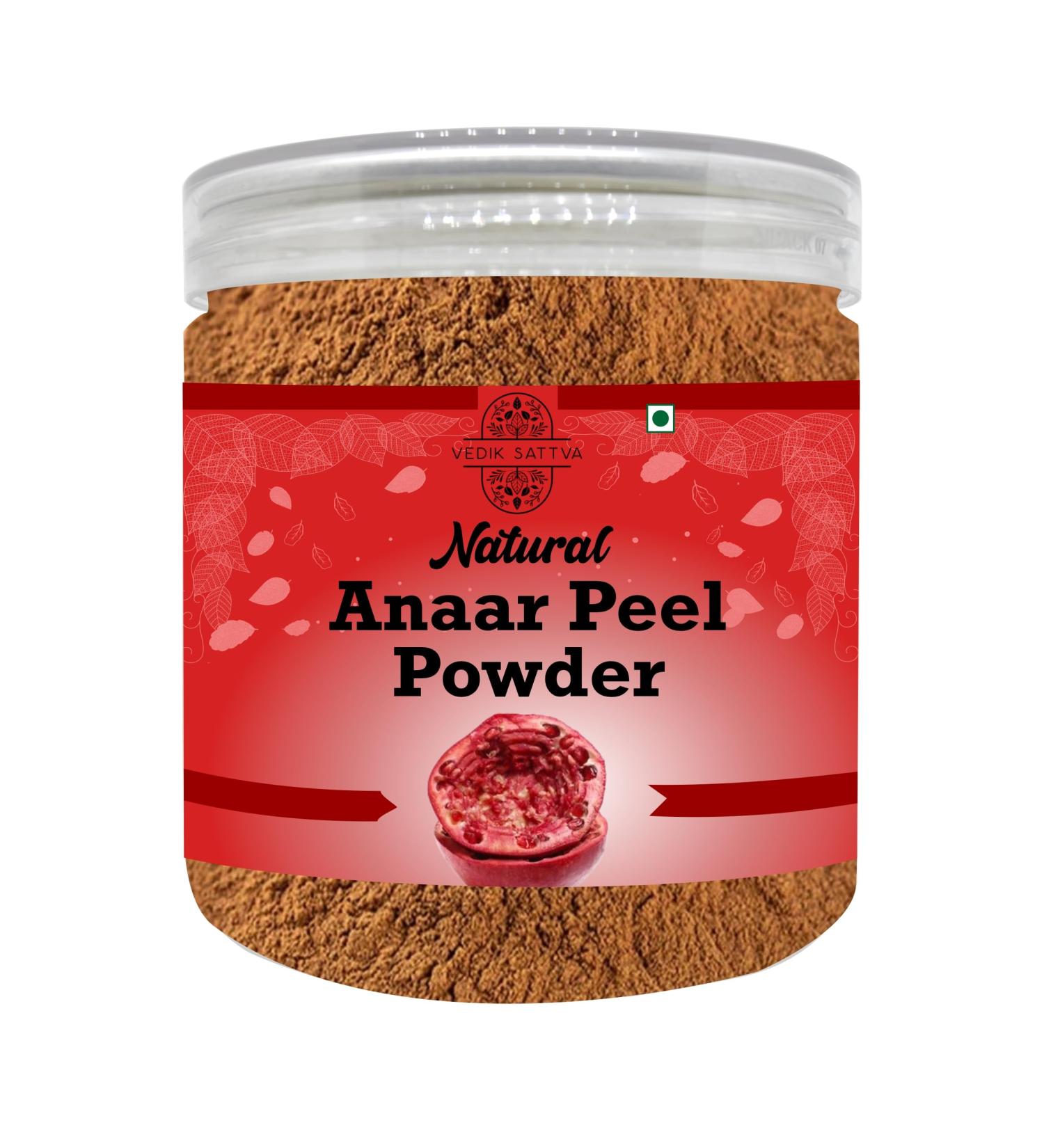 VEDIK SATTVA Natural Anaar Peel Powder 9 OZ / 255 GM | SET Of 1 - Buy Online on GoSupps.com