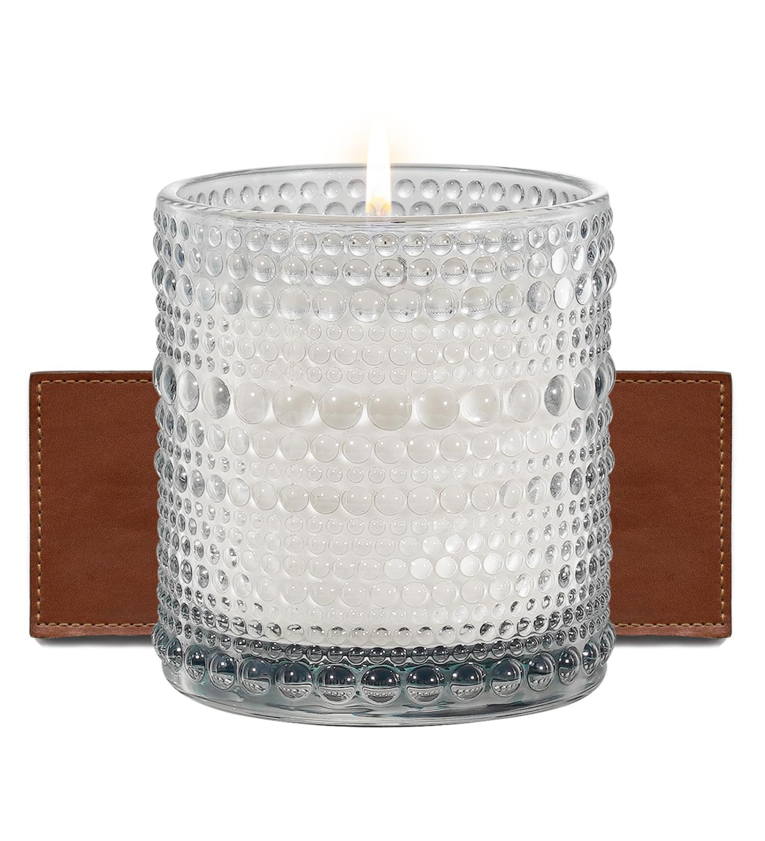 Auelife Vintage Leather Scented Candle - Natural Soy Candle Gift for Women | Home Fragrance - 7 oz - Buy Online on GoSupps.com