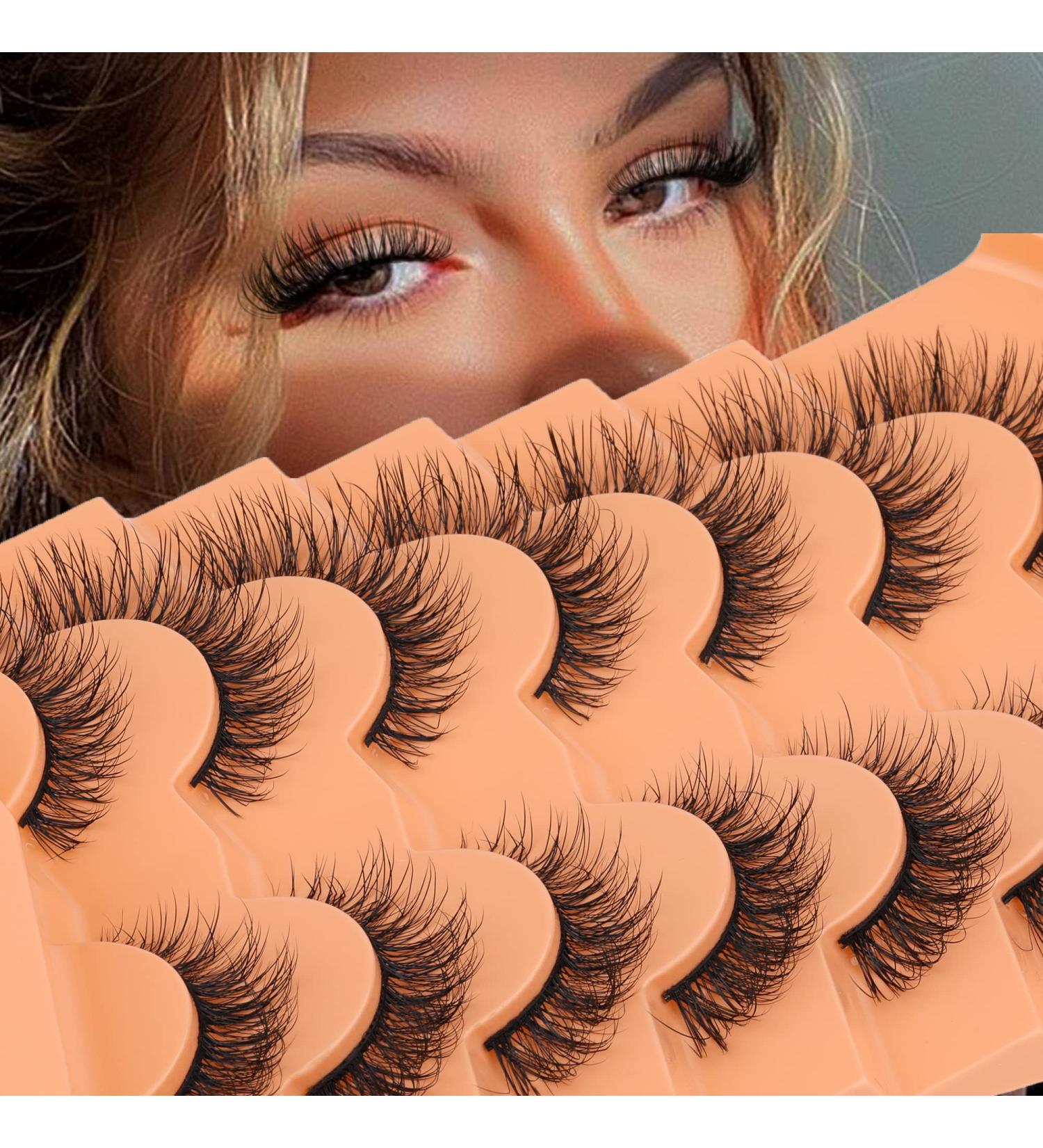 ALPHONSE 16MM Natural Look Mink False Eyelashes - 7 Pairs Pack - Buy Online on GoSupps.com