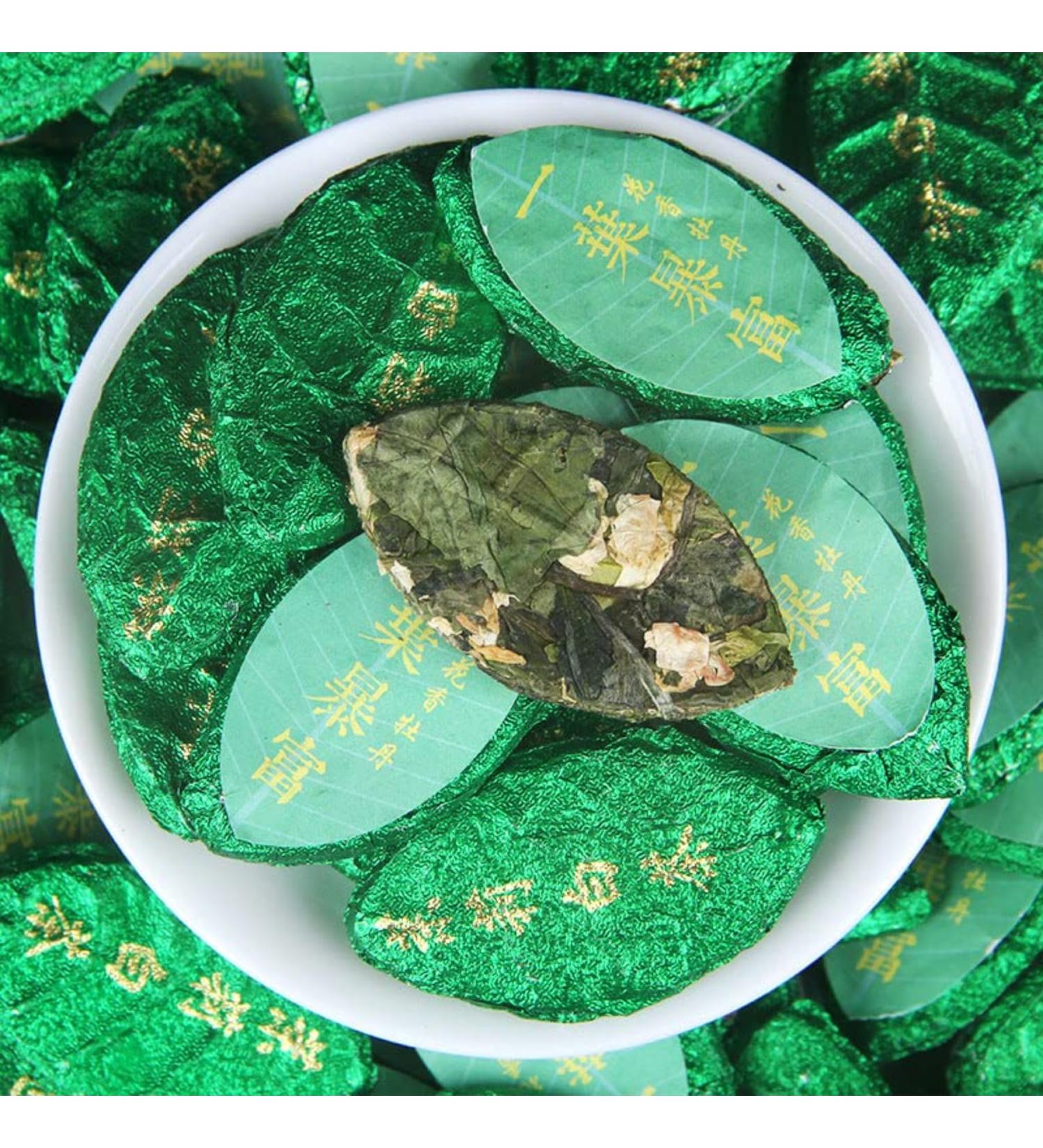 HQZM Dried Jasmine Flower Aged White Tea Small Leaf Tea Quality of Your Choice 100 g 100g - Buy Online on GoSupps.com