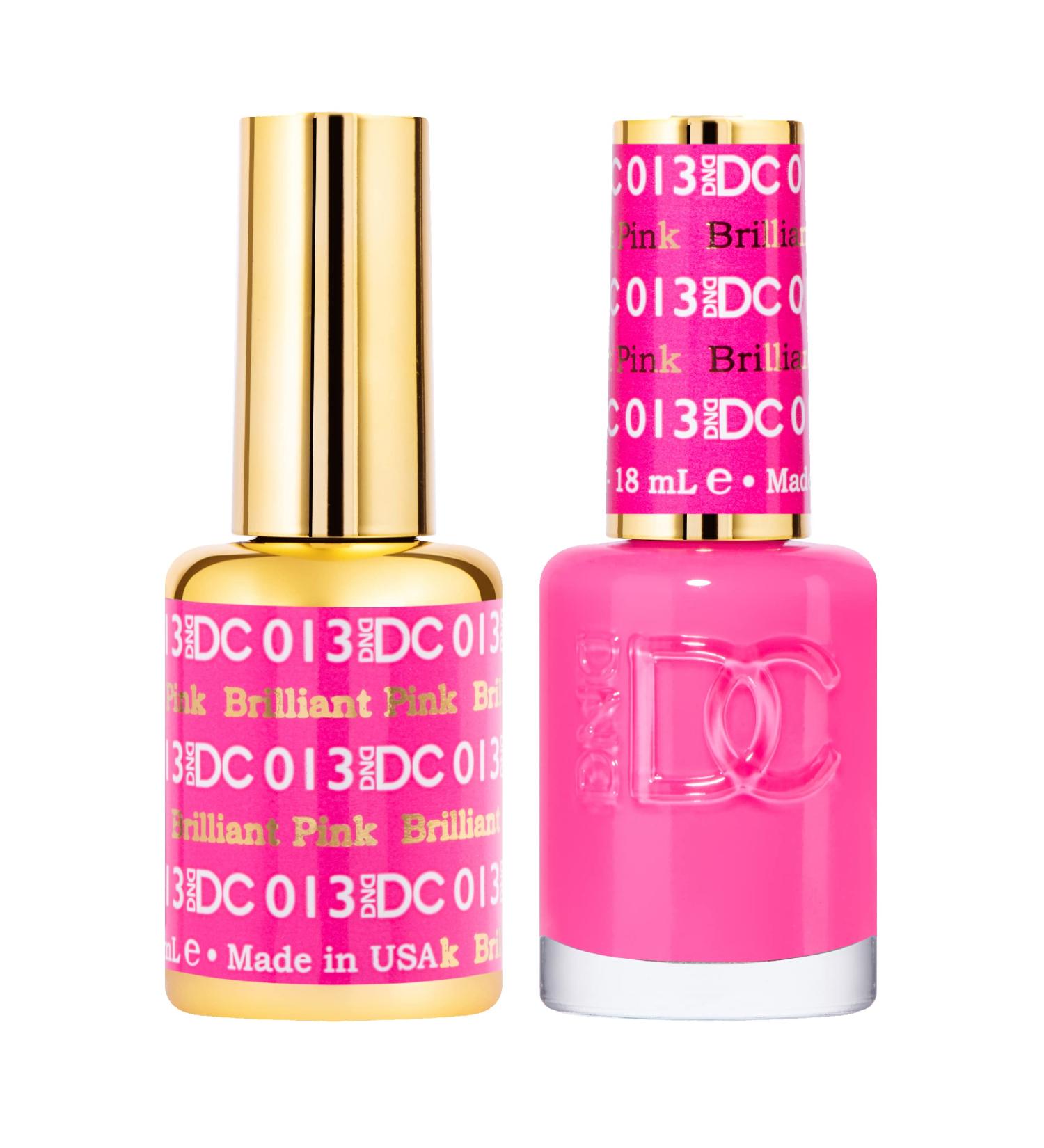 DND DC Gel Polish Set - Pink Collection | UV/LED Gel & Air Dry Lacquer | Chip-Free Nail Duo | 0.5 Fl Oz Each - Buy Online on GoSupps.com