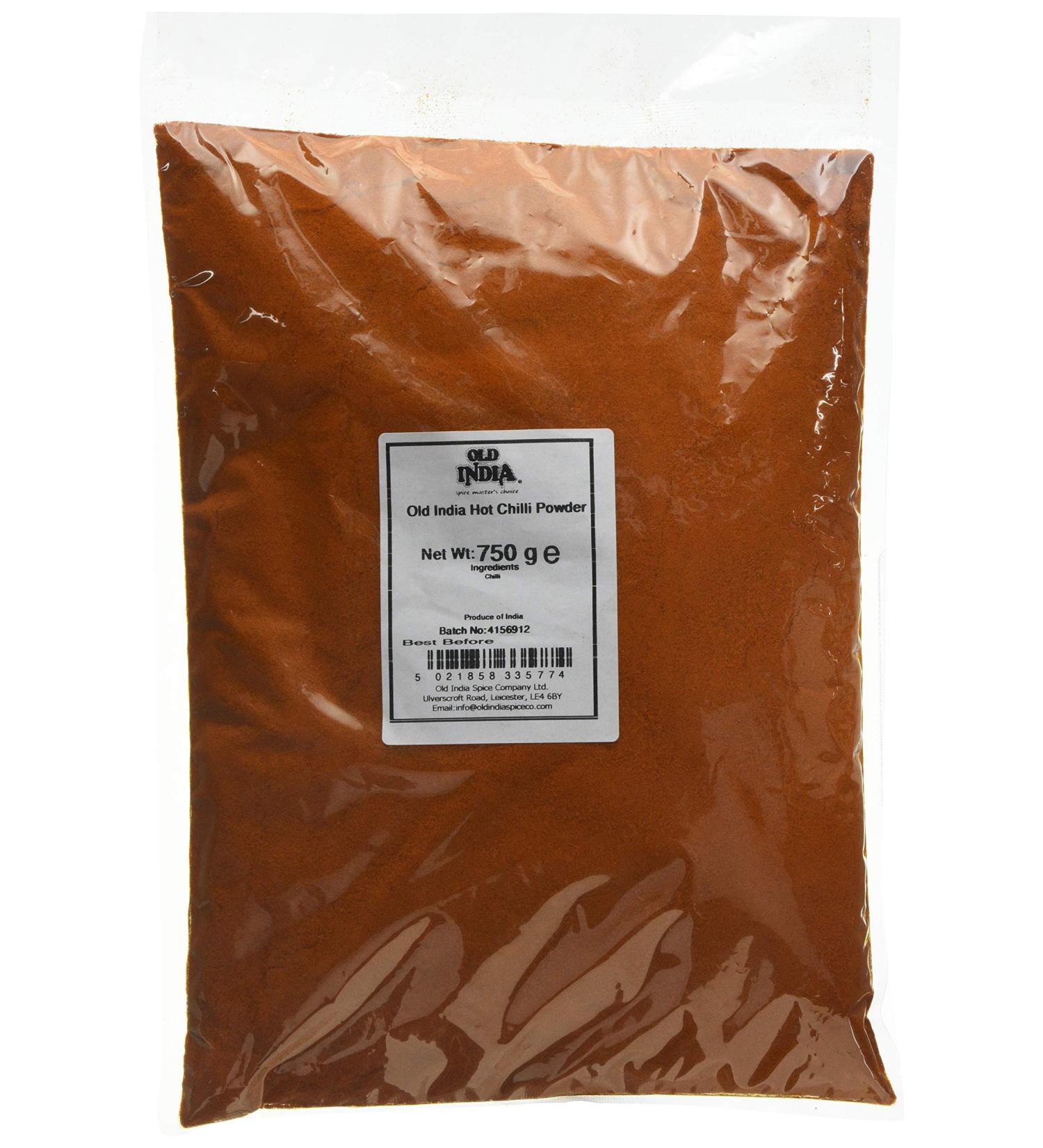Old India Hot Chilli Powder 750g - Premium Quality Spices - Pack of 1 - Buy Online on GoSupps.com