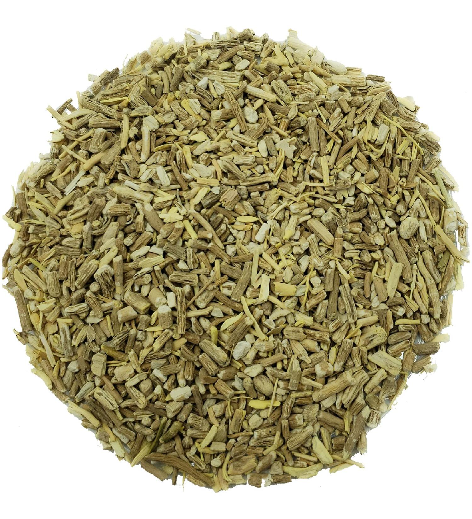 Marcoina Organic Ashwagandha Root Herbal Tea - Caffeine-Free Cut Root 227g(8oz) Origin from India Premium Quality in Resealable Bag Kosher Vegetarian Vegan Non-GMO