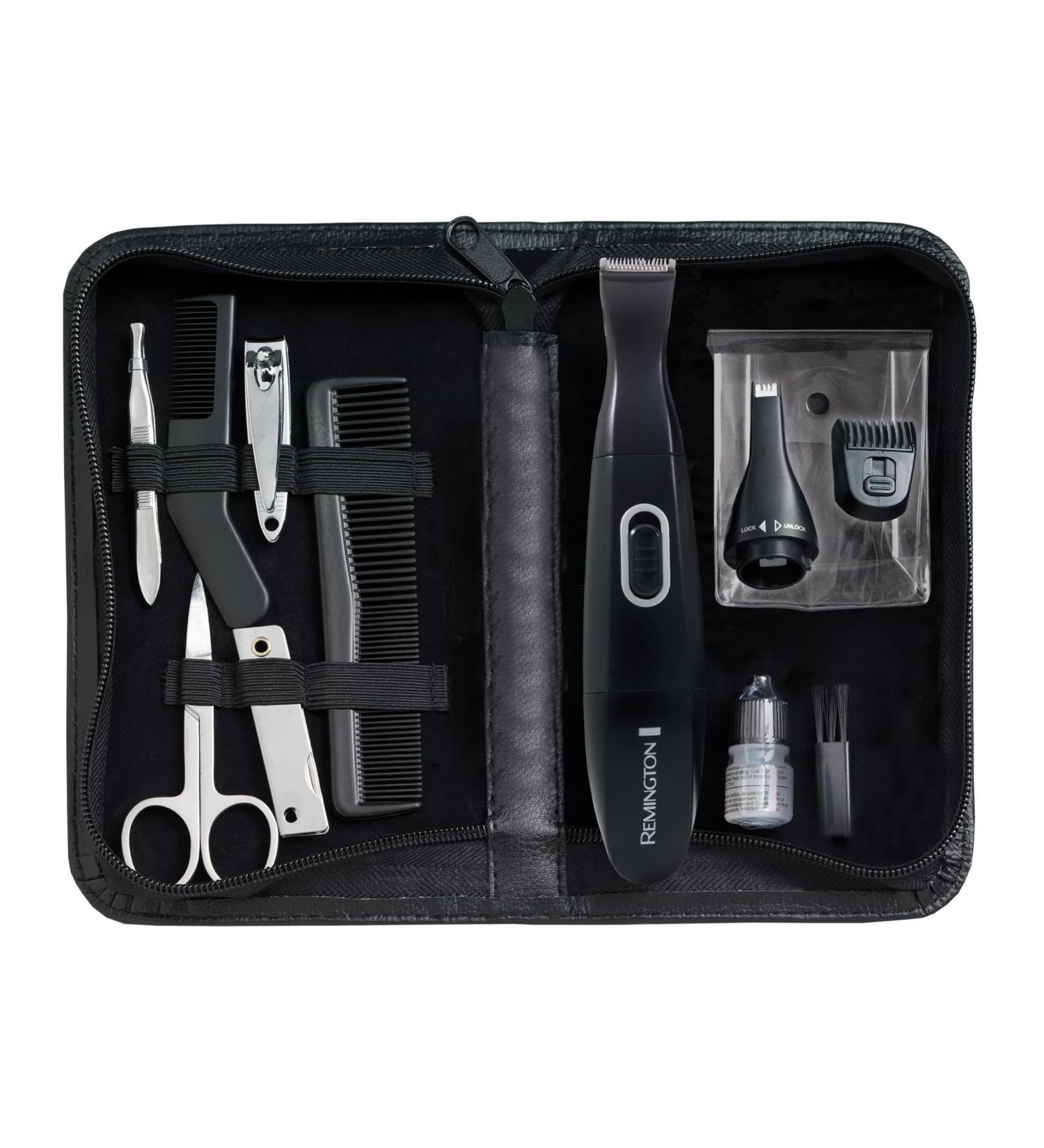 Remington Precision Grooming Travel Kit - Compact & Stylish Grooming Solution for Men - International Shipping Available - Buy Online on GoSupps.com