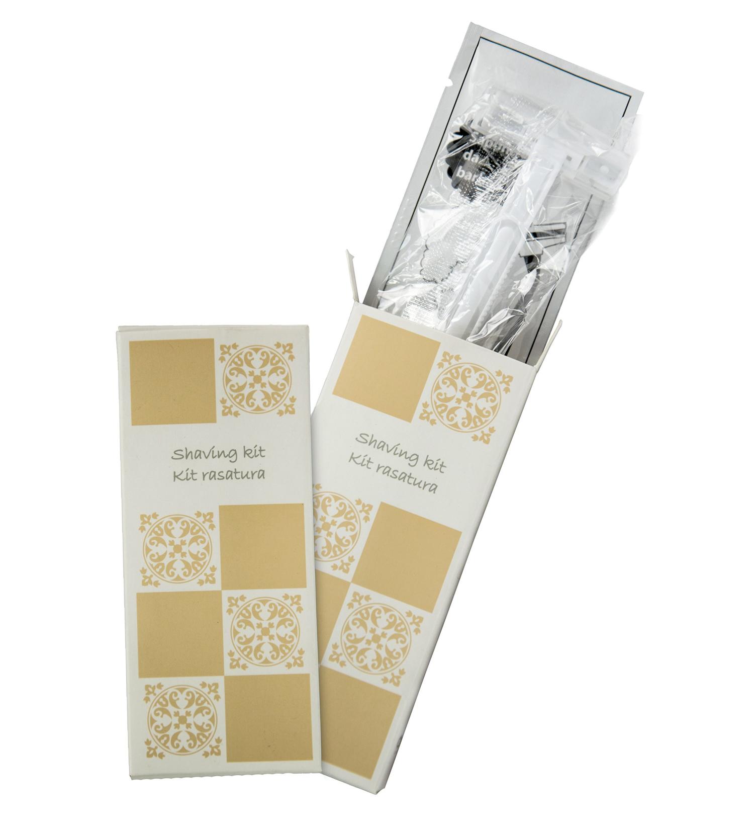 Awek.eu 100 pieces hotel disposable shaving set razor shaving foam Acanto series