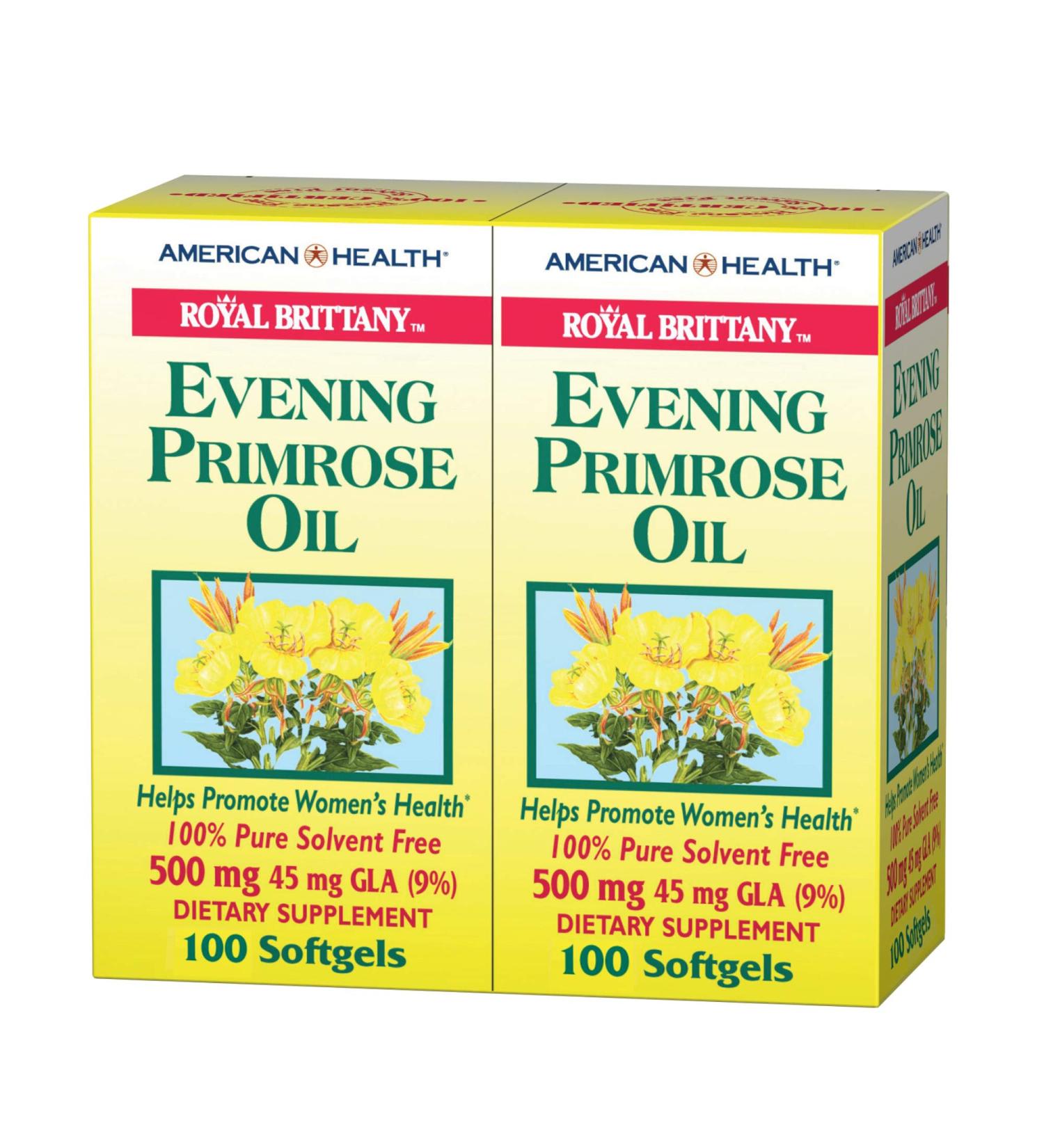 American Health Royal Brittany Evening Primrose Oil 200 Count - Dietary Supplement - Buy Online on GoSupps.com