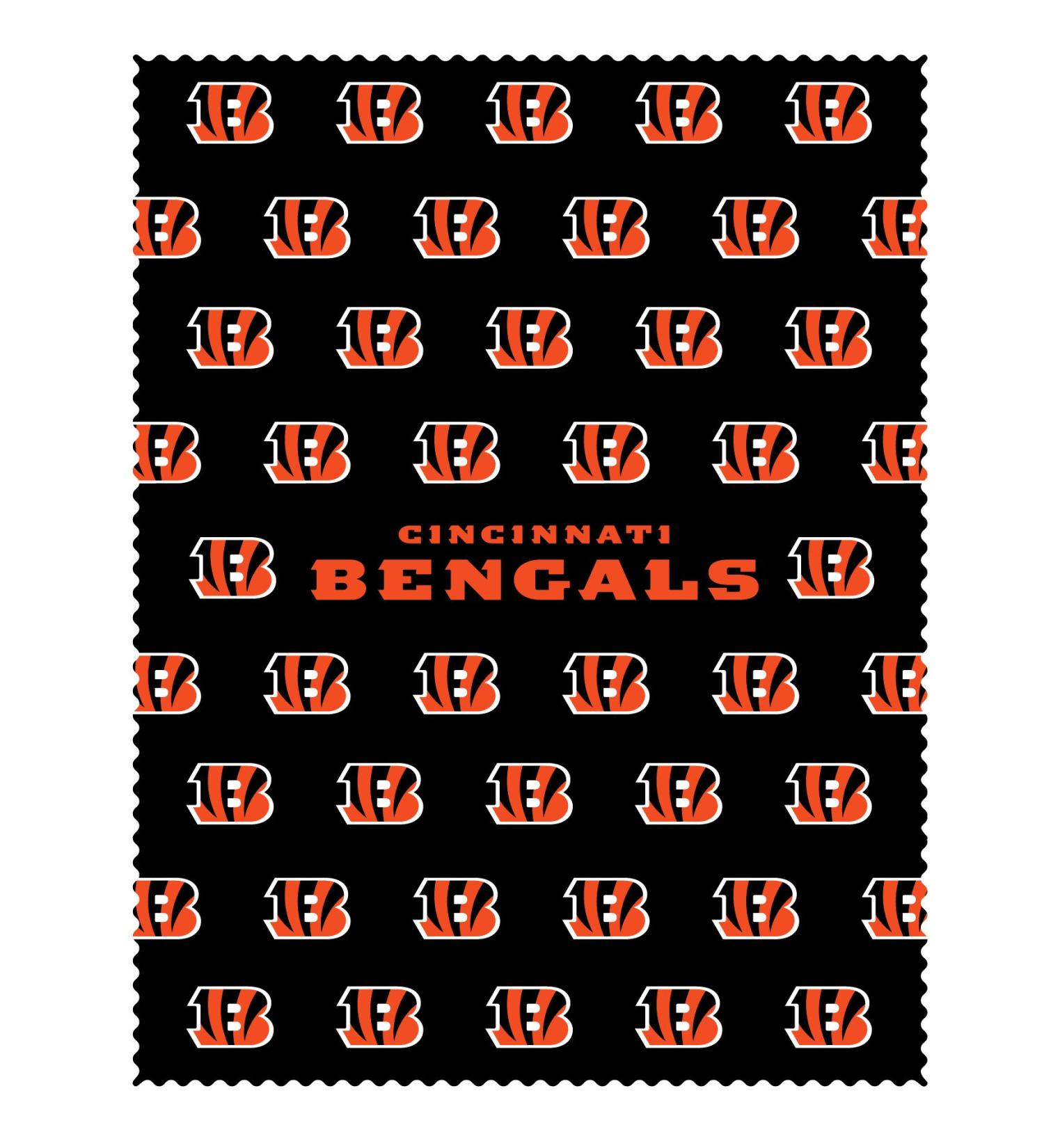 NFL Cincinnati Bengals iPad Microfiber Cleaning Cloth