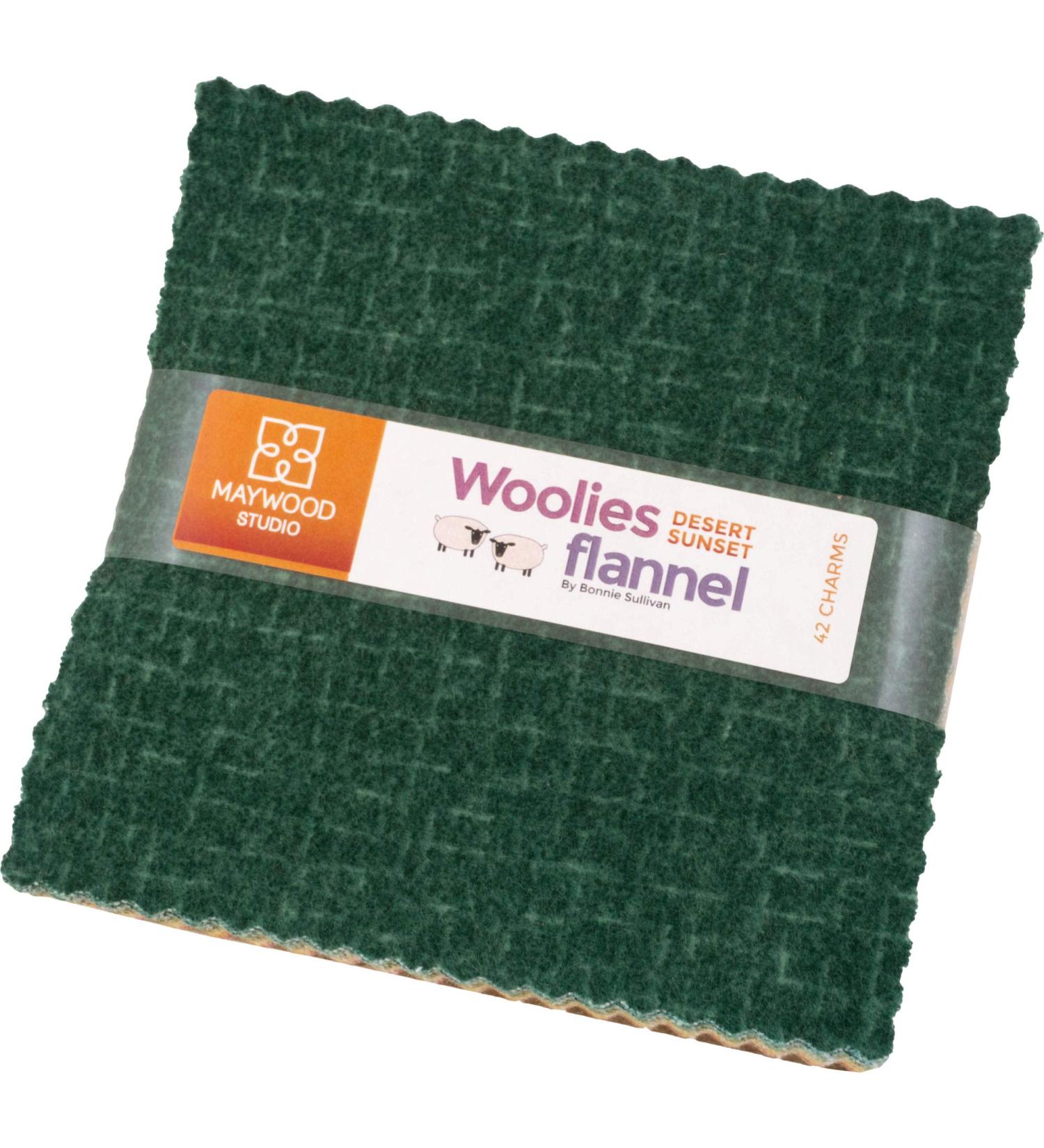 Bonnie Sullivan Woolies Flannel Desert Sunset Charm Pack 42 5-inch Squares Maywood Studio