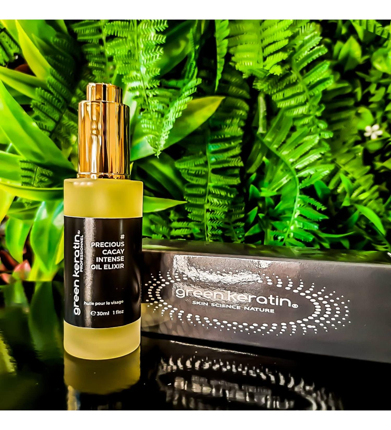 Green Keratin - Precious Cacay Huile Intense pour le Visage Elixir de Nuit 50ml