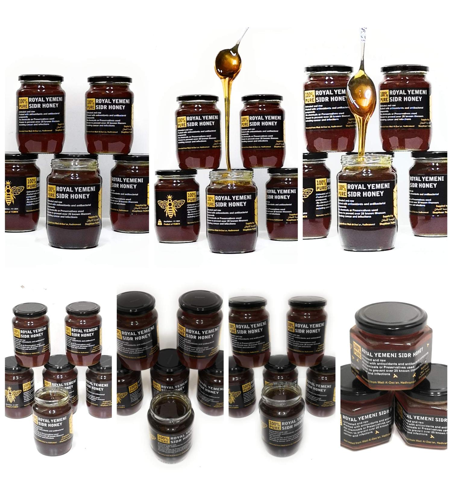 3kg Certified Royal Grade Yemeni sidr Honey Form Wadi Do ANI .unpasteurized Cold Extract.Money Back Guarantee - Buy Online on GoSupps.com